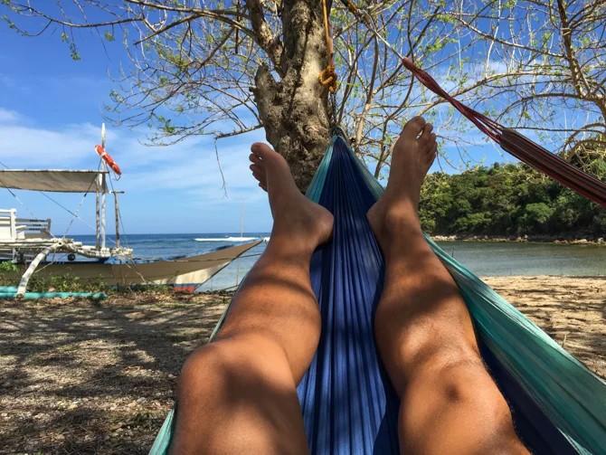 By well-equipped, I mean it had hammocks on the beach and very little in the way of distractions (including other guests).