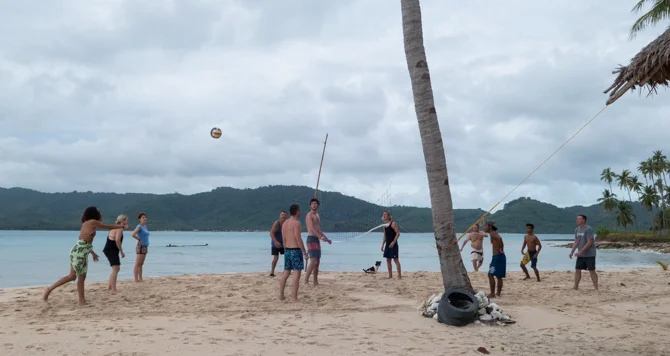 Volleyball was a favourite activity on pretty much every island we landed on.