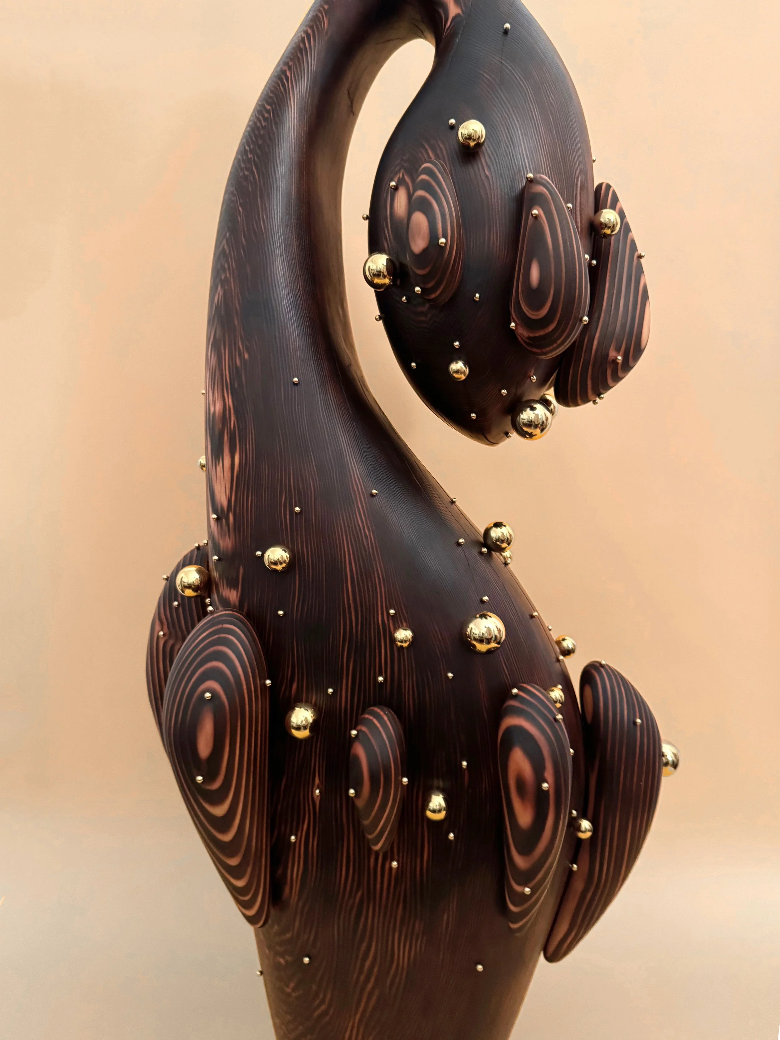  Fine Art Wood Sculpture Monum