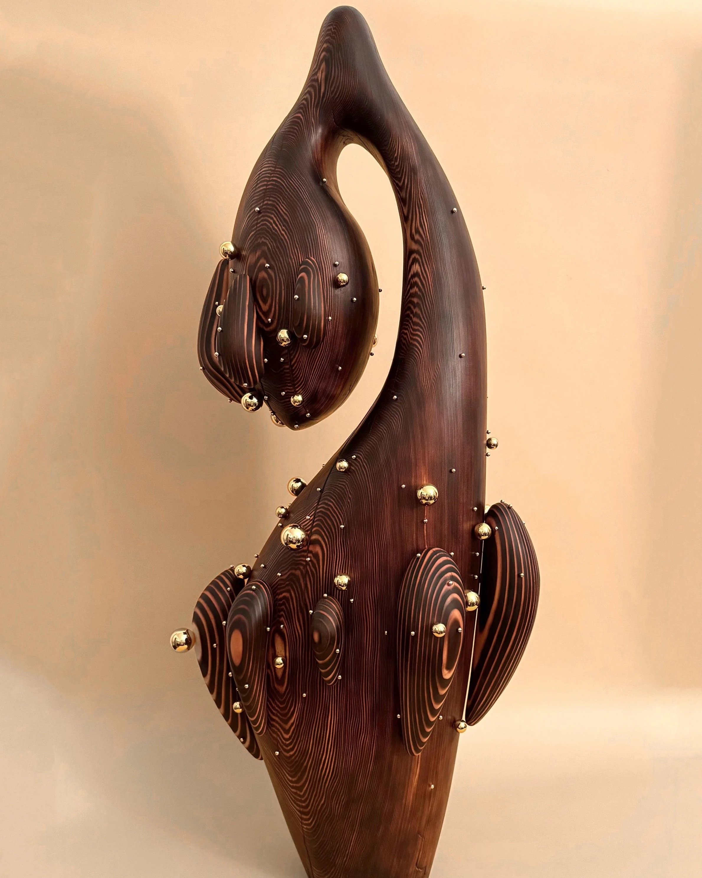  Fine Art Wood Sculpture Monum