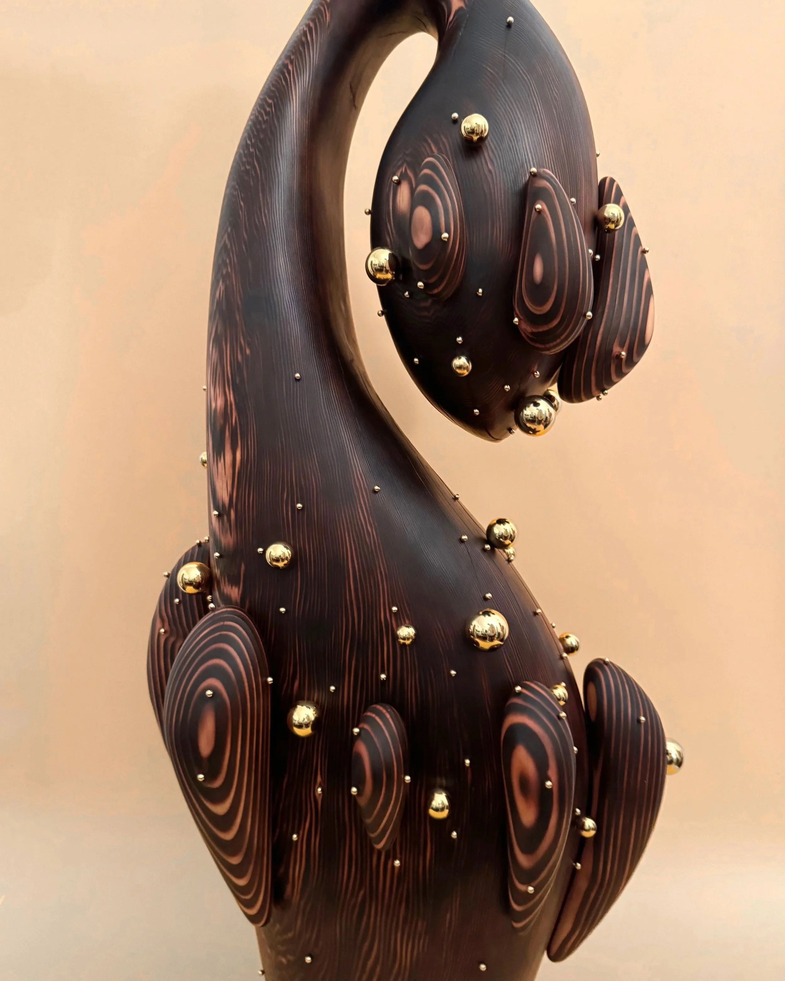  Fine Art Wood Sculpture Monum