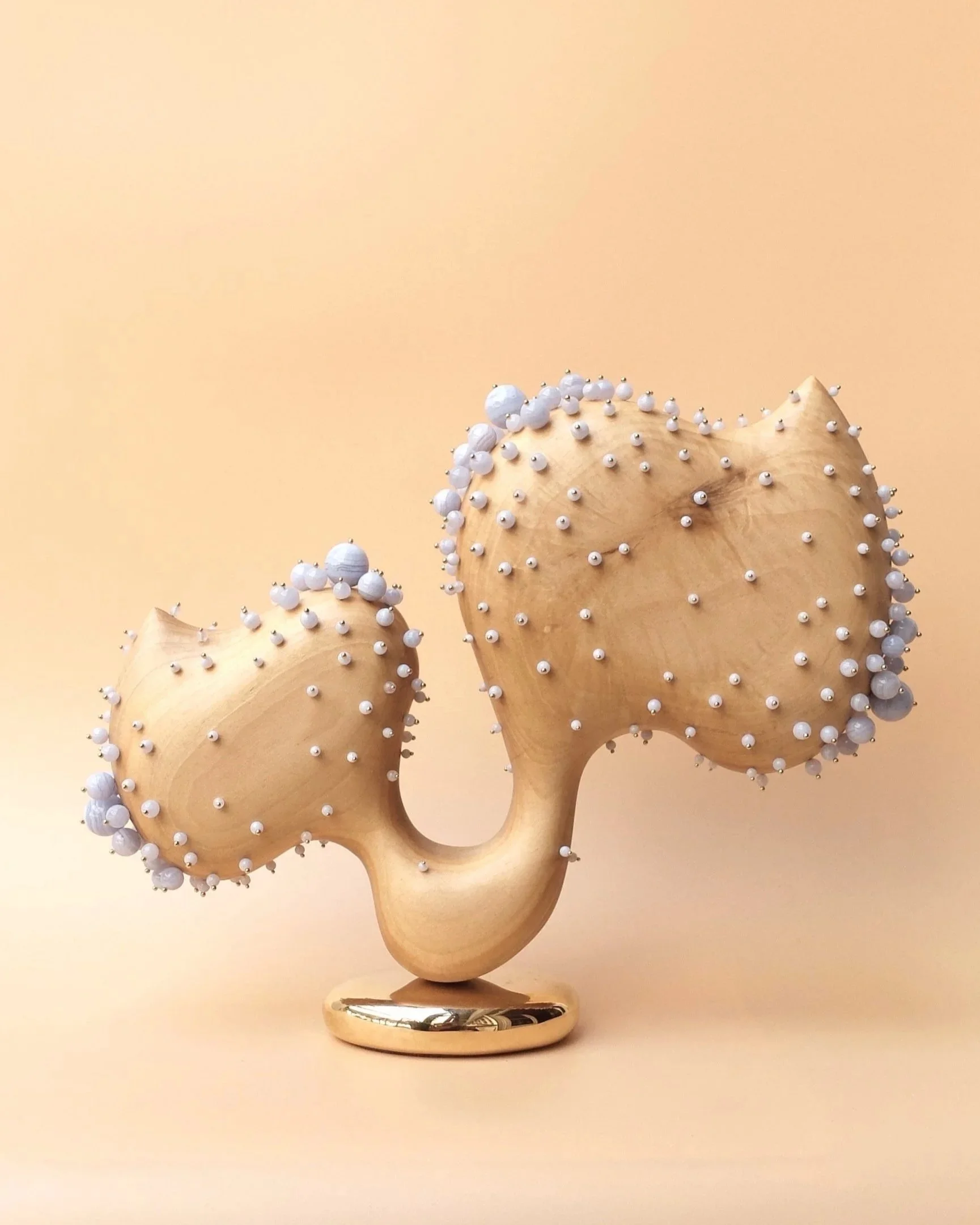 Lavande  Fine Art Wood Sculpture 