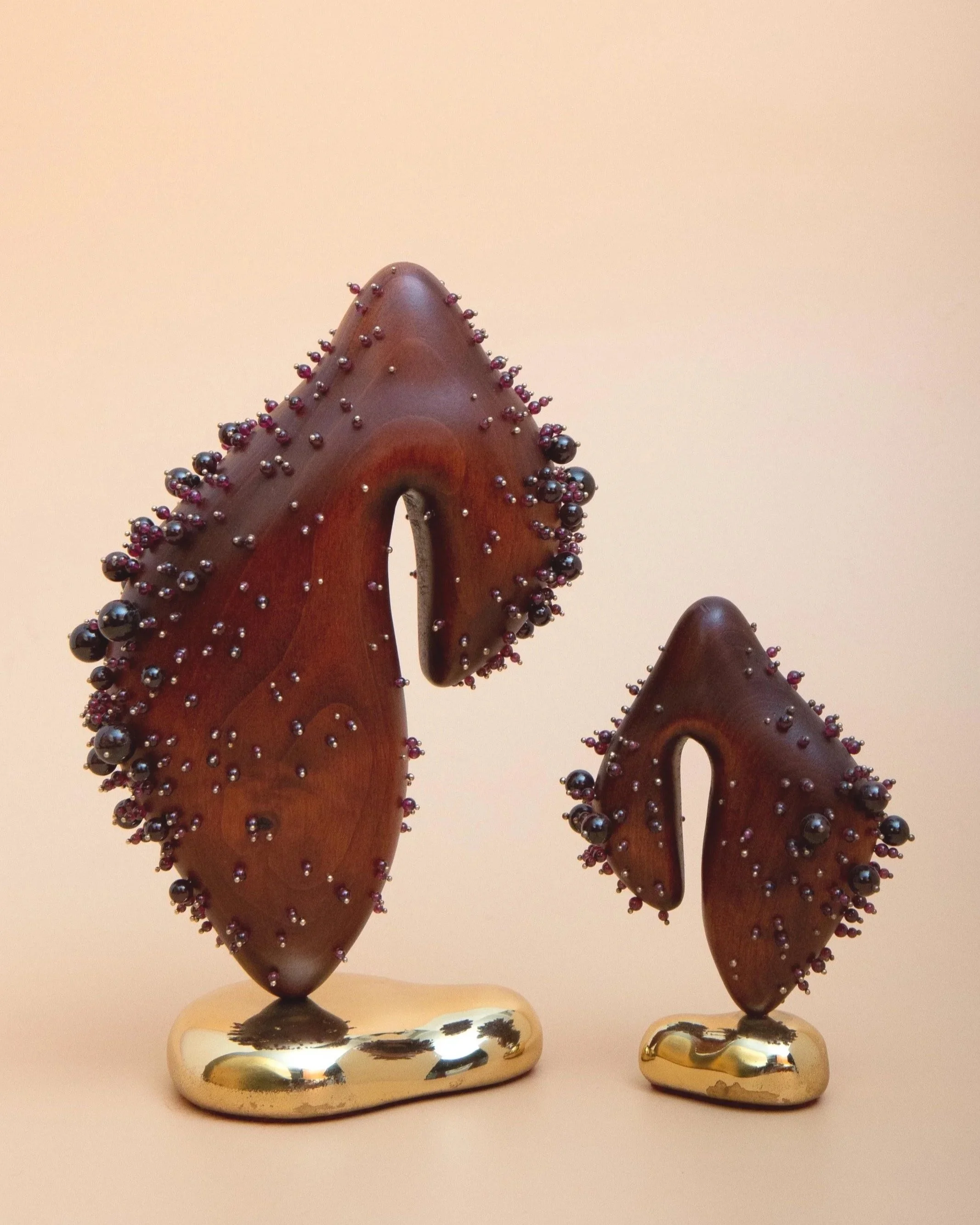 Gayal  Fine Art Wood Sculpture
