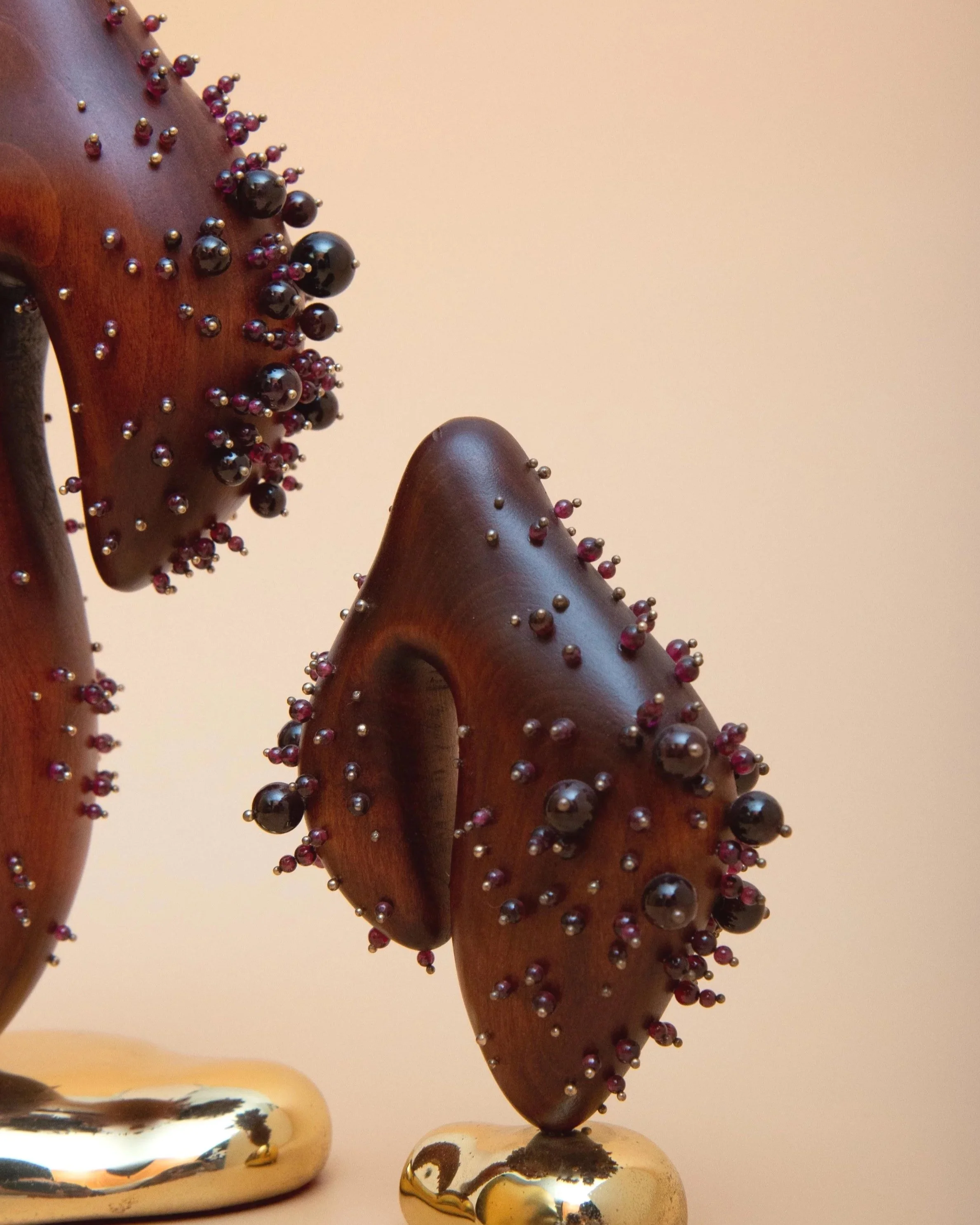Gayal  Fine Art Wood Sculpture