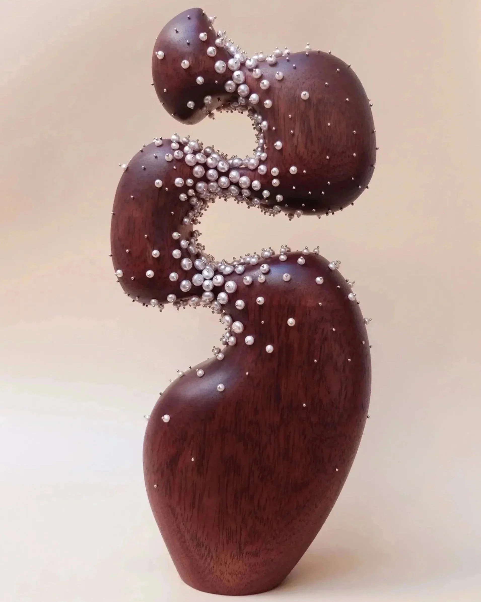 Pinkad  Fine Art Wood Sculpture