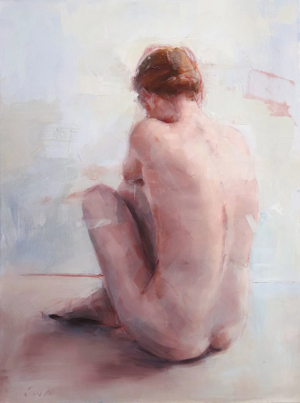 susane, oil on canvas, 80 x 50 cm, sold