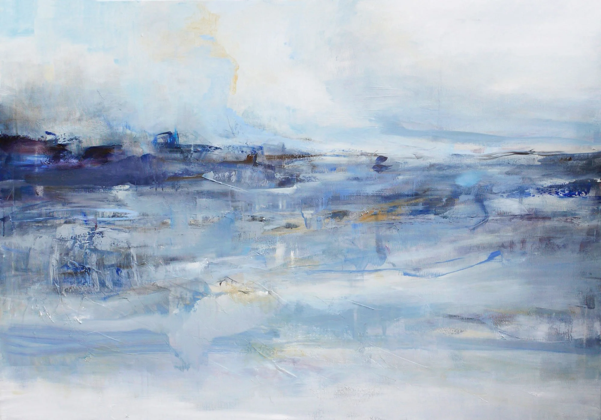 rough see, oil on canvas, 120 x 100 cm, sold