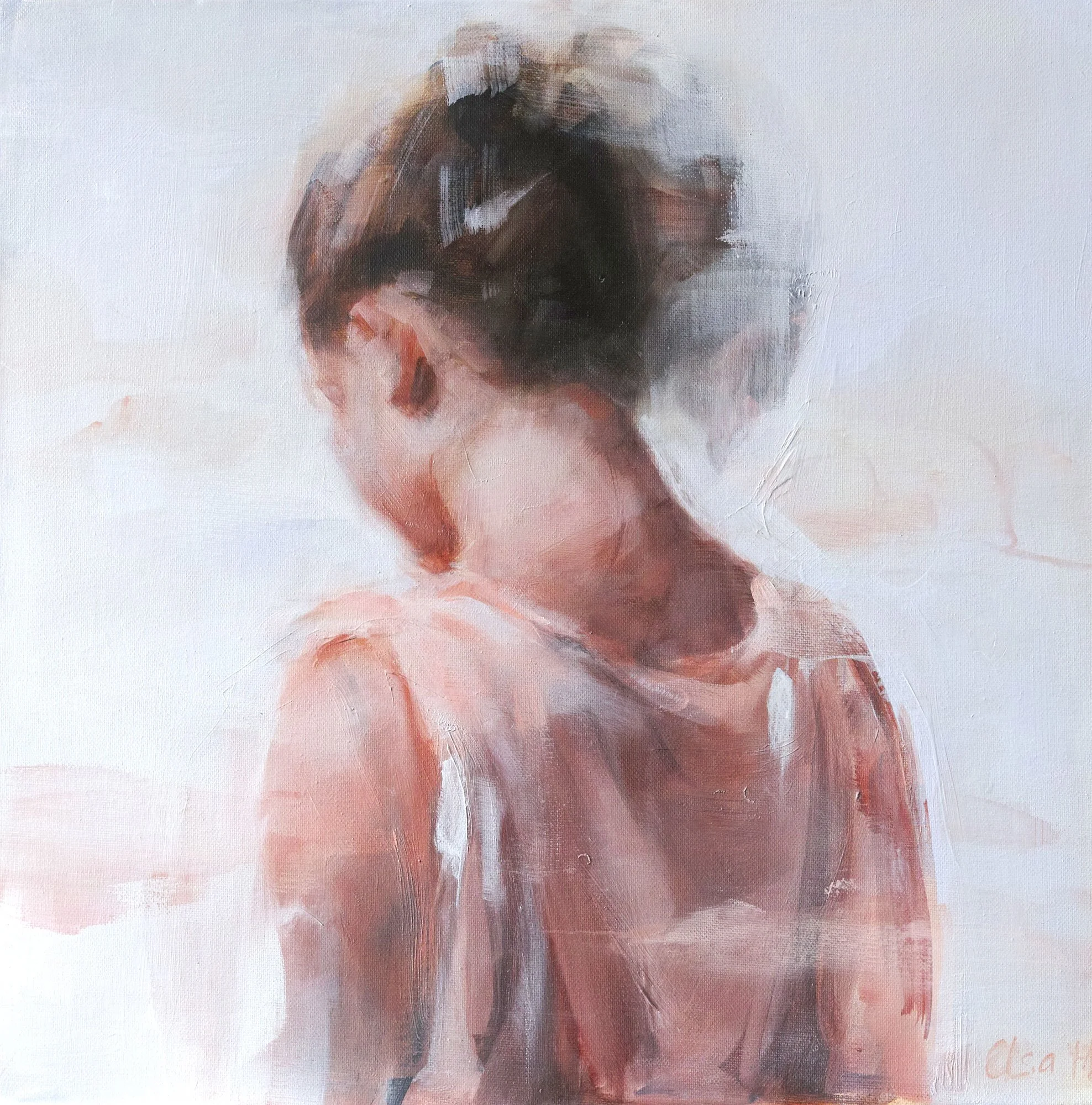 Aliona, oil on canvas, 50 x 50 cm, sold