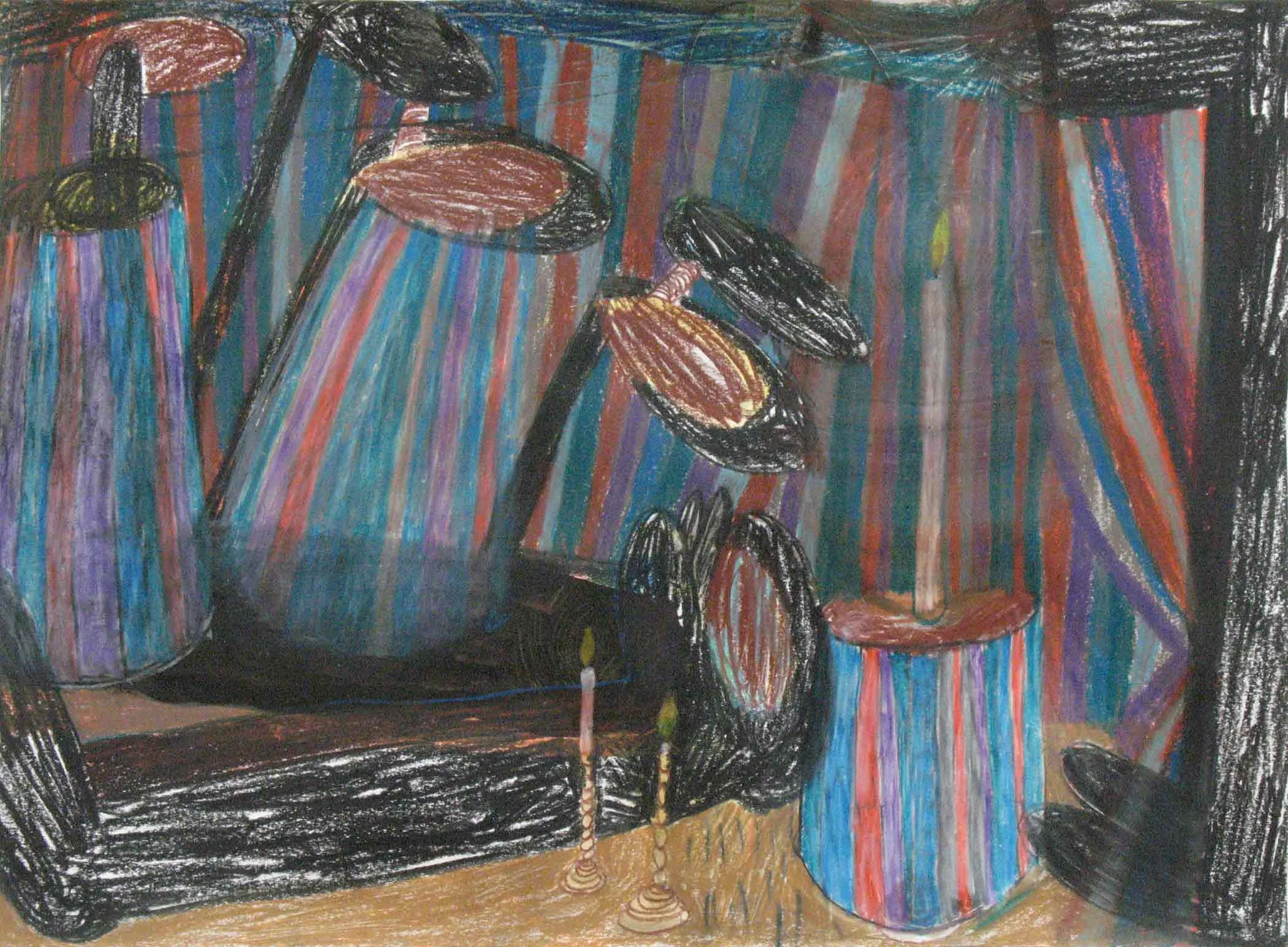 Uit de serie Korte dagen, lange nachten (Short days, long nights) potlood 27 x 38 cm, 2013