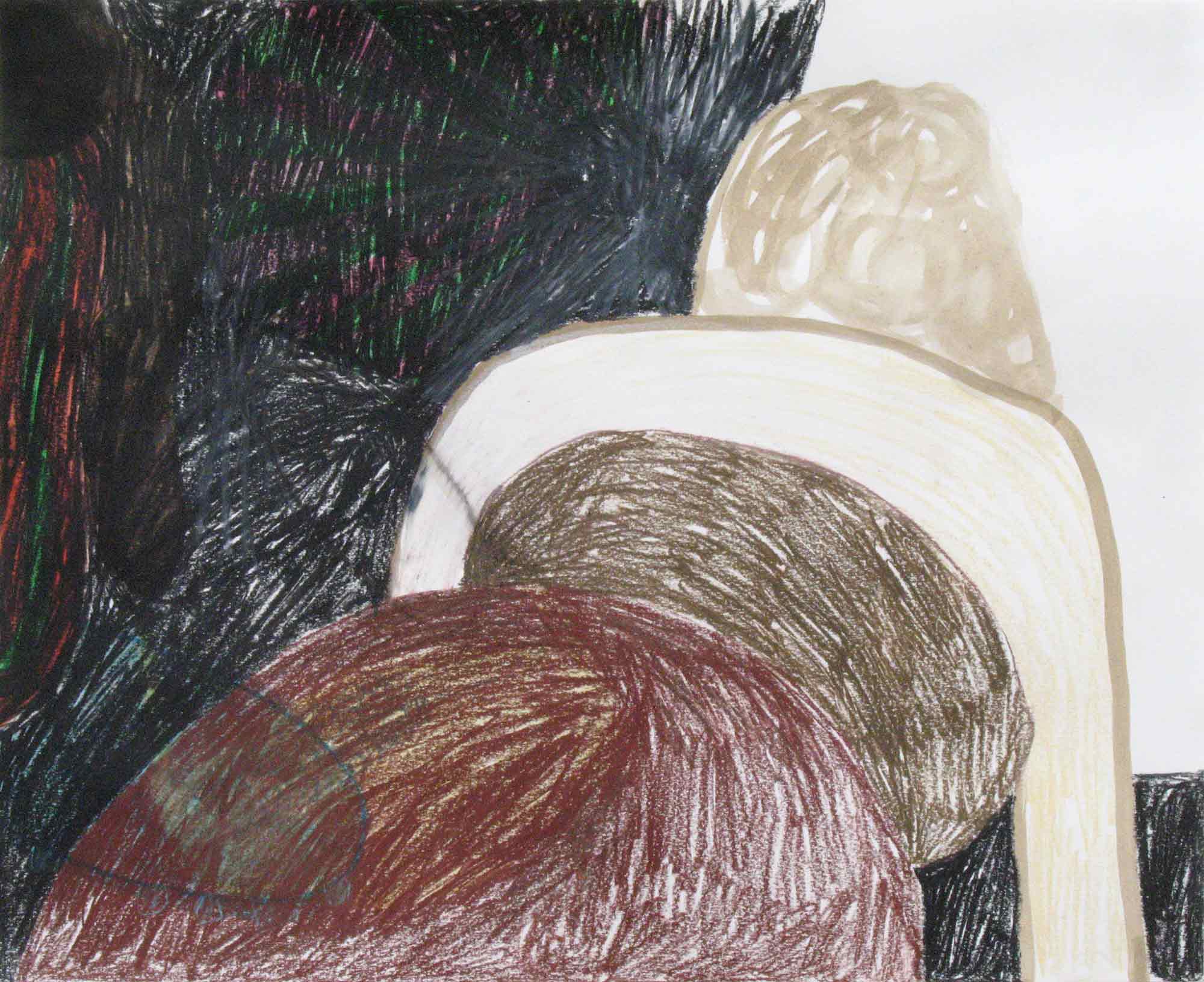  Uit de serie  Korte dagen, lange nachten (Short days, long nights)  potlood, gouache 30 x 36 cm, 2013 