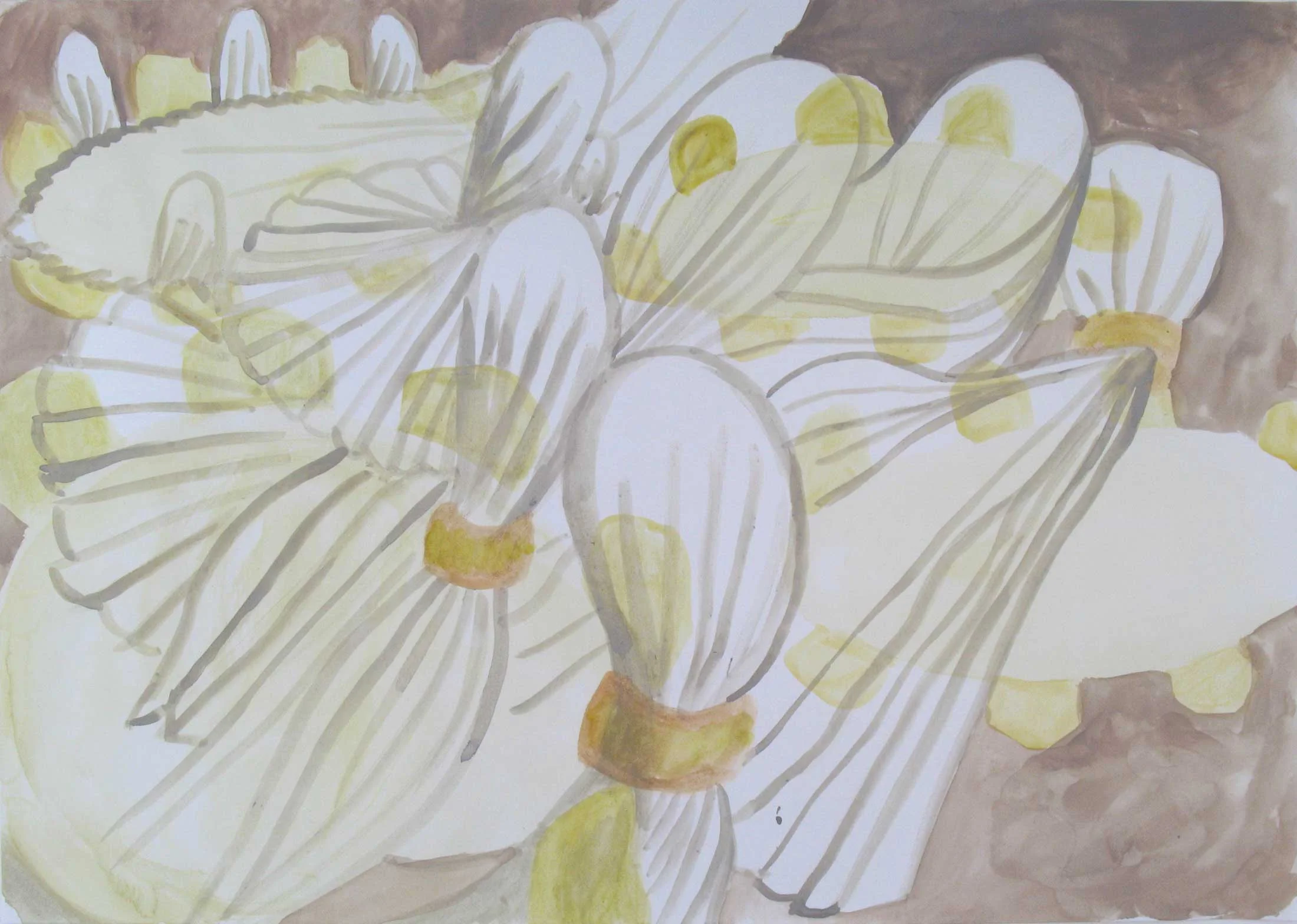 Iedereen moet iemand zijn (Everybody has to be somebody) gouache 30 x 42 cm, 2011, privécollectie