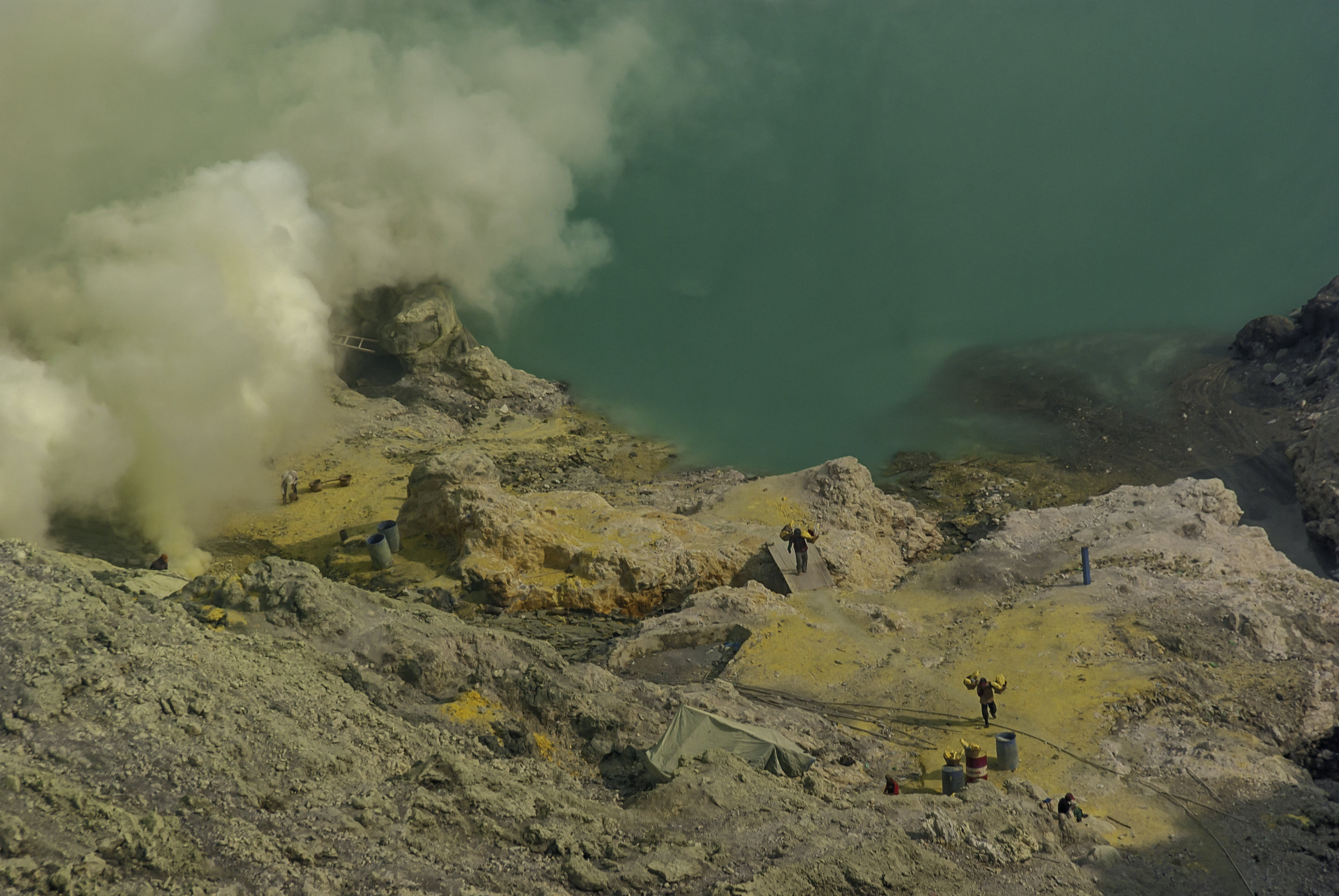 Kawah Ijen Volcano, East Java, Indonesia