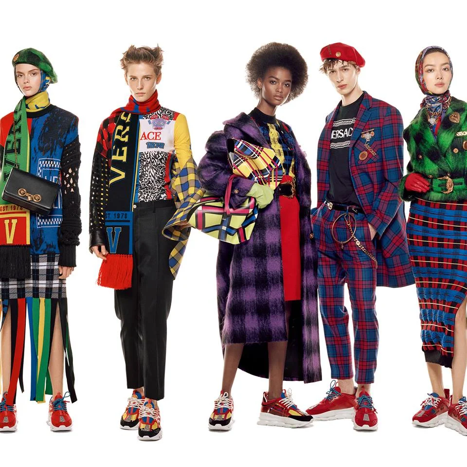 BLÉSNYA MINHER for VERSACE F/W 2018 Campaign