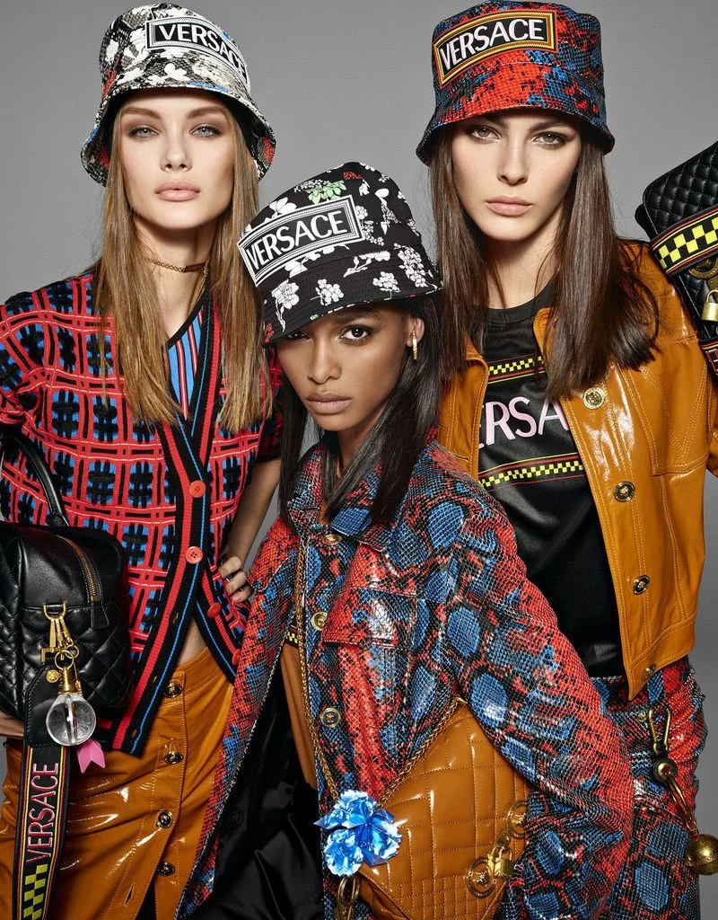 BLÉSNYA MINHER for VERSACE Spring/Summer 2019 Campaign