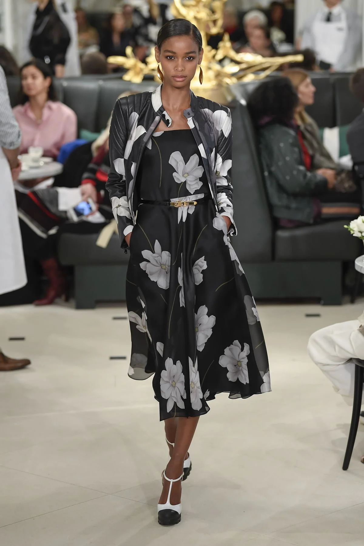 BLÉSNYA MINHER walking for RALPH LAUREN Fall 2019 NYFW