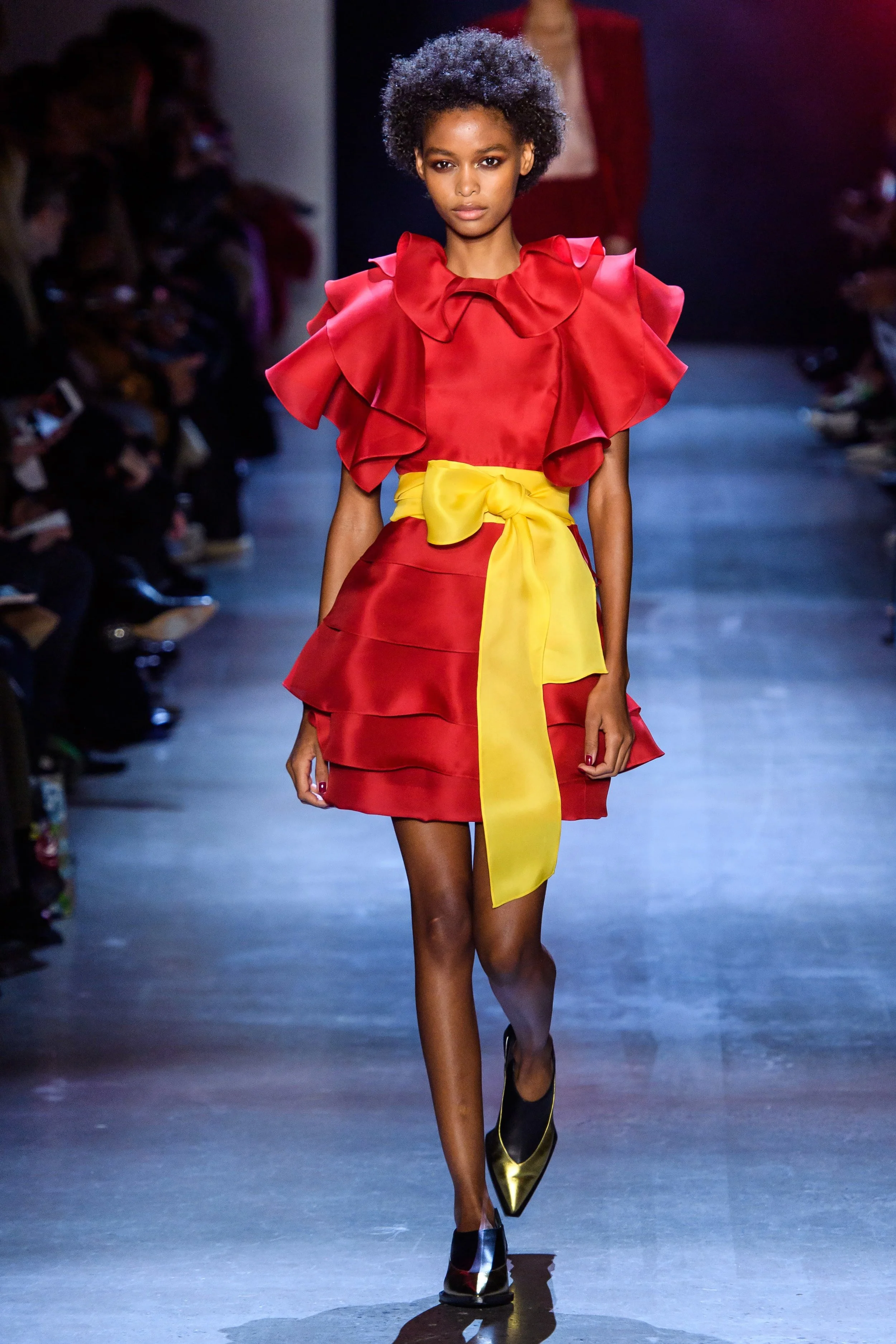 BLÉSNYA MINHER walking for PRABAL GURUNG Fall 2019 NYFW