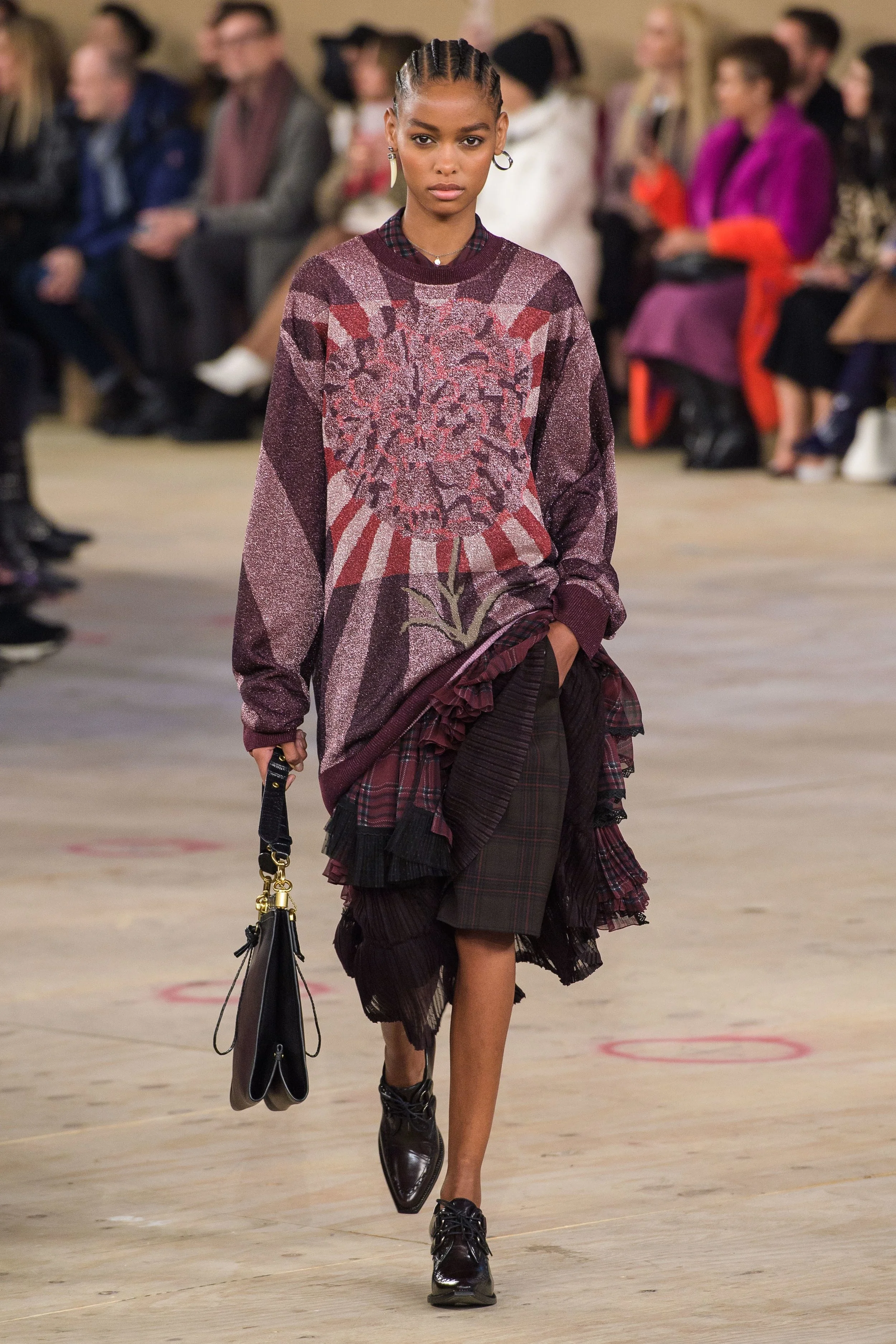 BLÉSNYA MINHER walking for COACH 1941 Fall 2019 NYFW