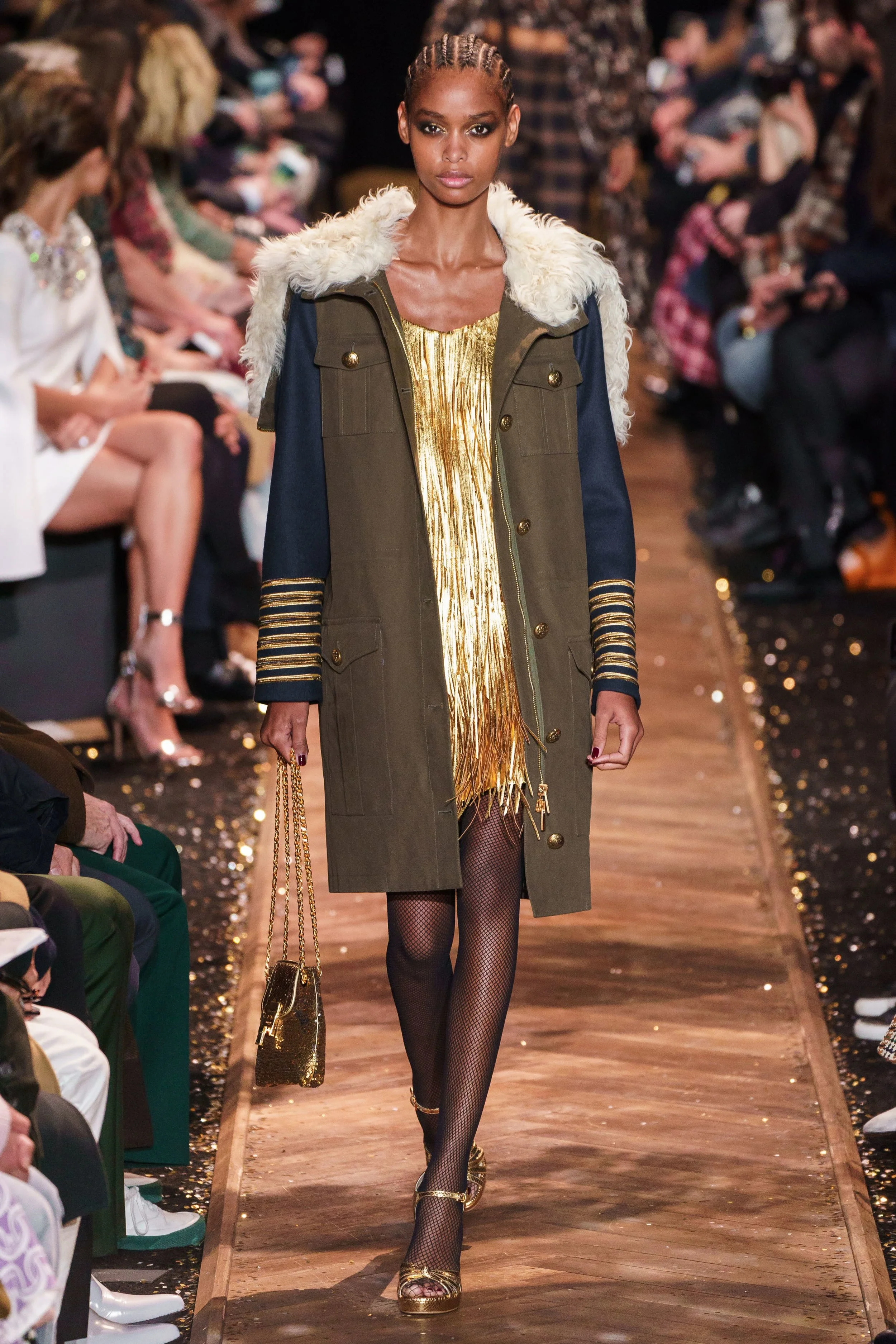 BLÉSNYA MINHER walking for MICHAEL KORS Fall 2019 NYFW