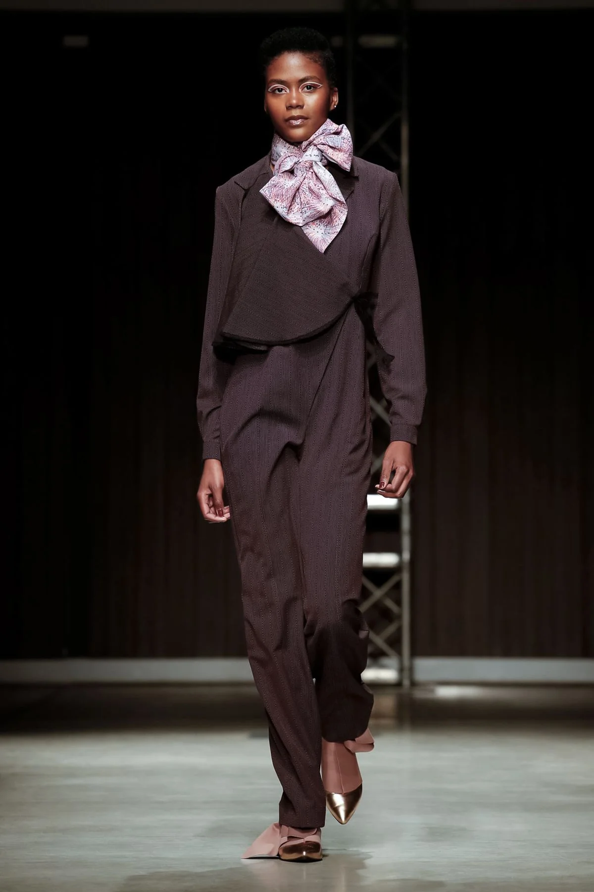 RUFANE TOMAS walking for KATTY XIOMARA Fall 2019 MFW