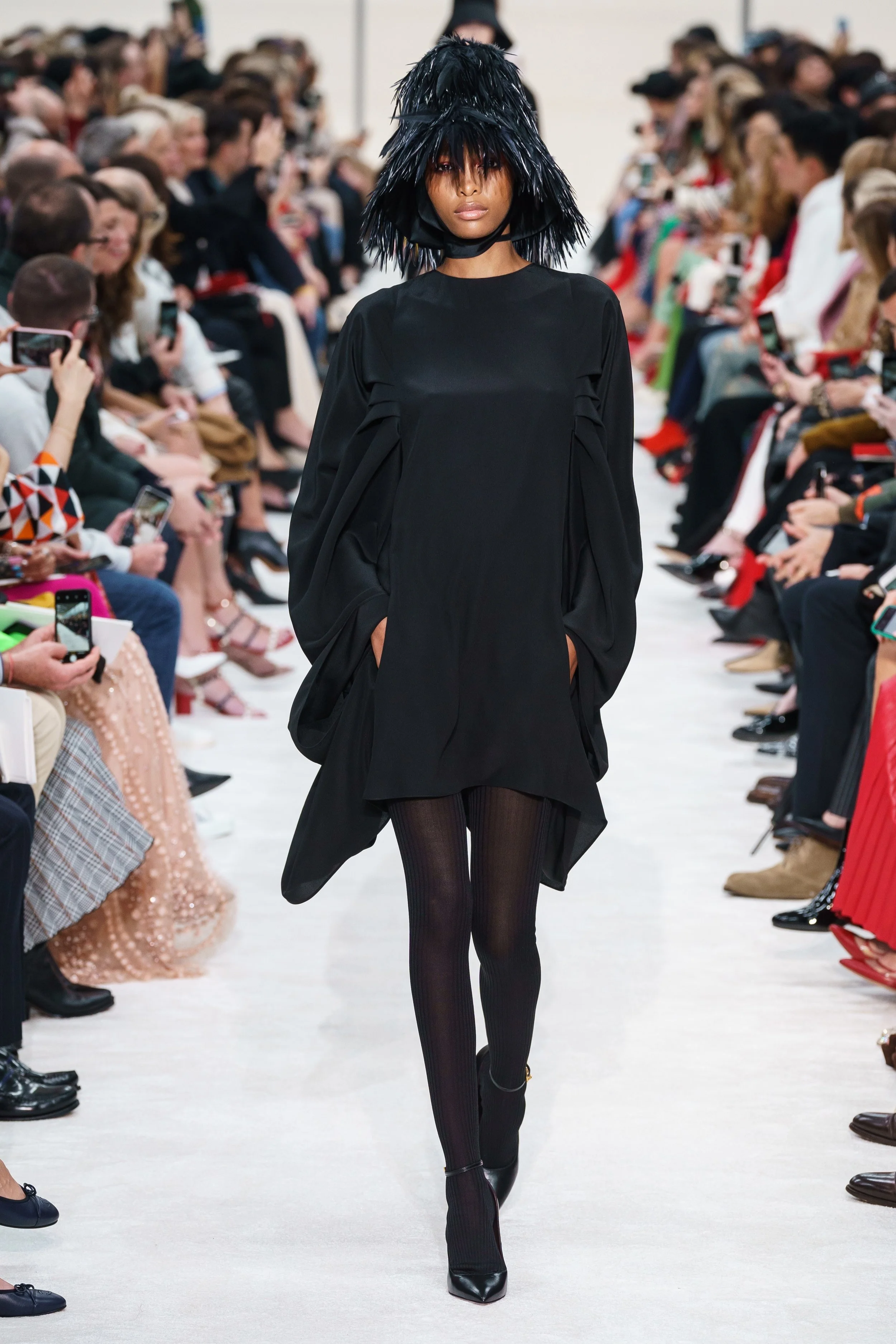 BLÉSNYA MINHER walking for VALENTINO Fall 2019 PFW
