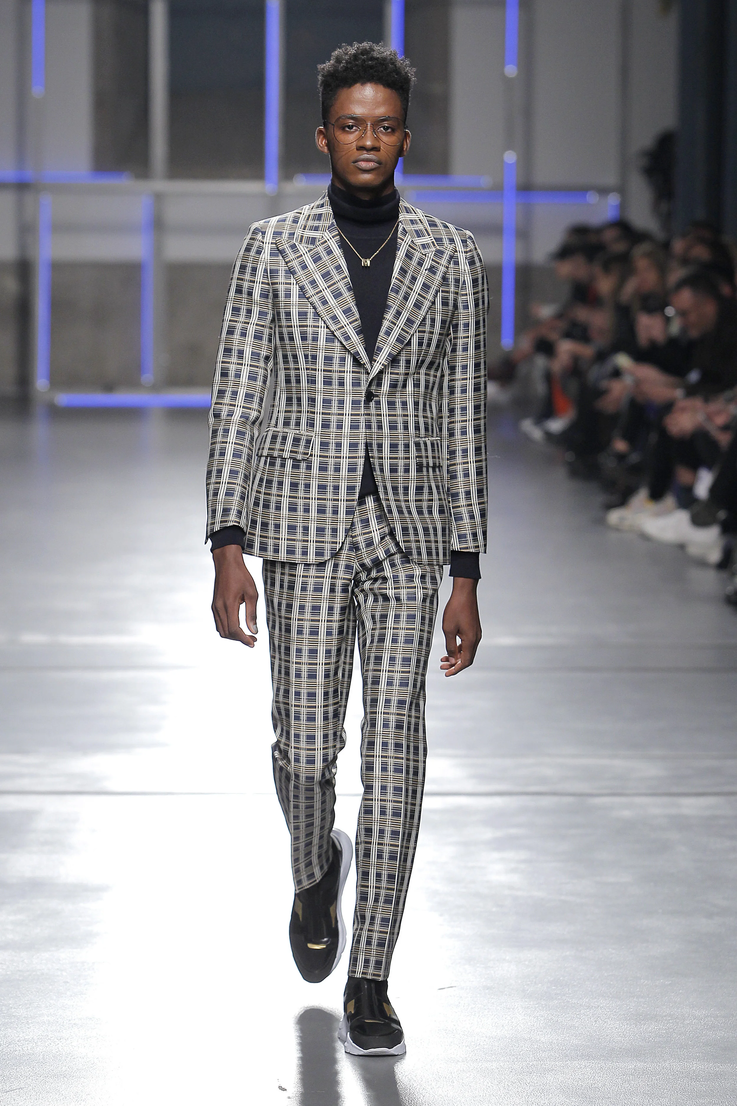 SILVIO DANIEL walking for various designers at Portugal Fashion F/W 2019/2020 including MIGUEL VIEIRA