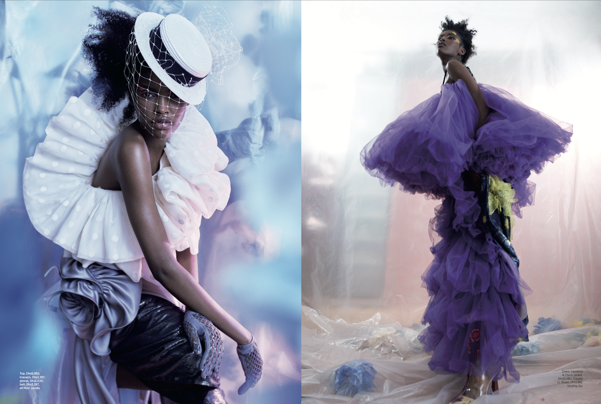 AMILNA ESTEVÃO for HARPER'S BAZAAR Arabia March Issue editorial