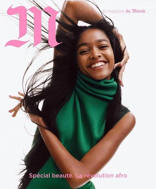 BLÉSNYA MINHER for M LE MAGAZINE DU MONDE November Issue Cover &amp; Editorial