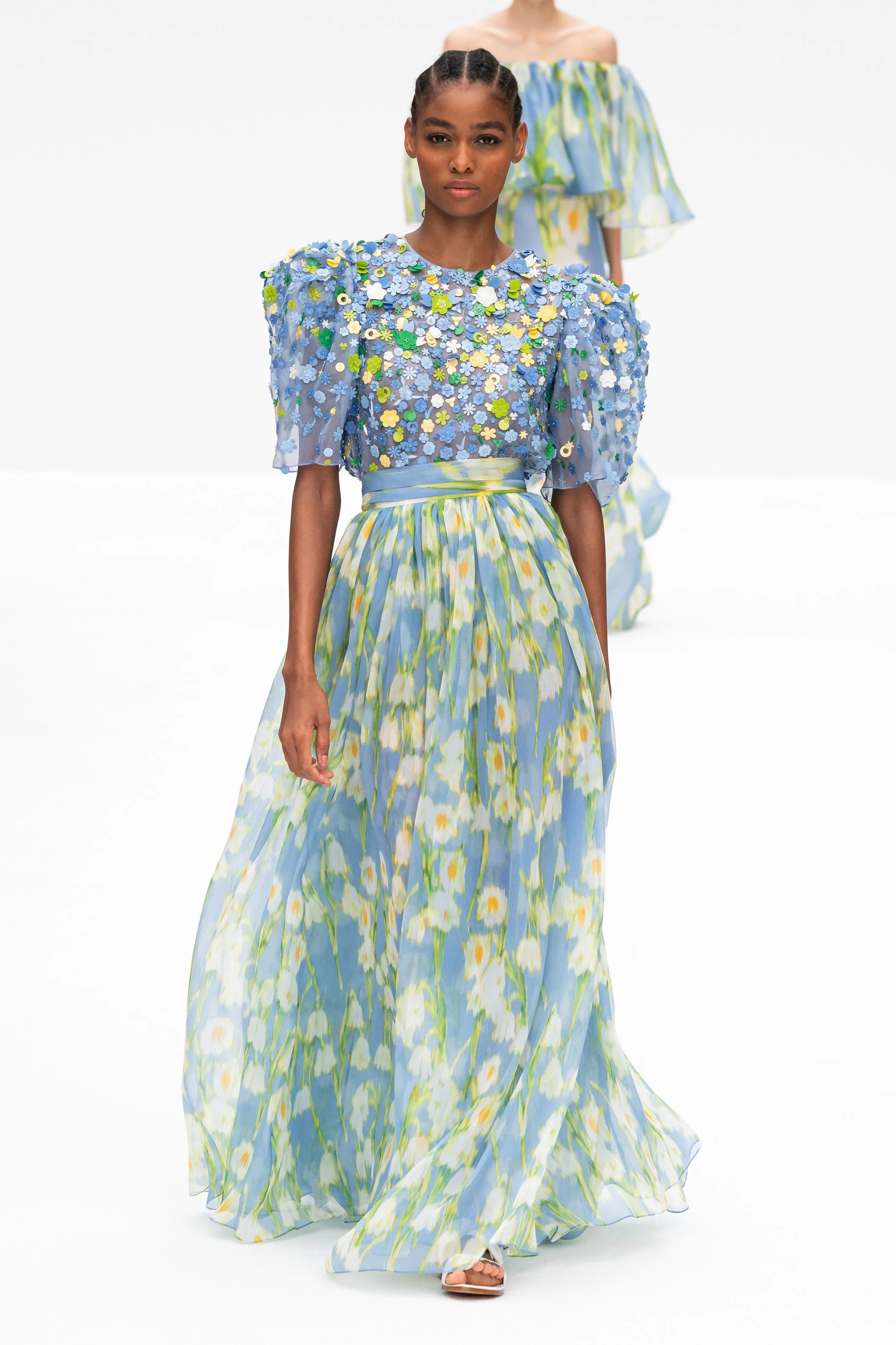 BLÉSNYA MINHER walking for CAROLINA HERRERA Spring Summer 2020 NYFW