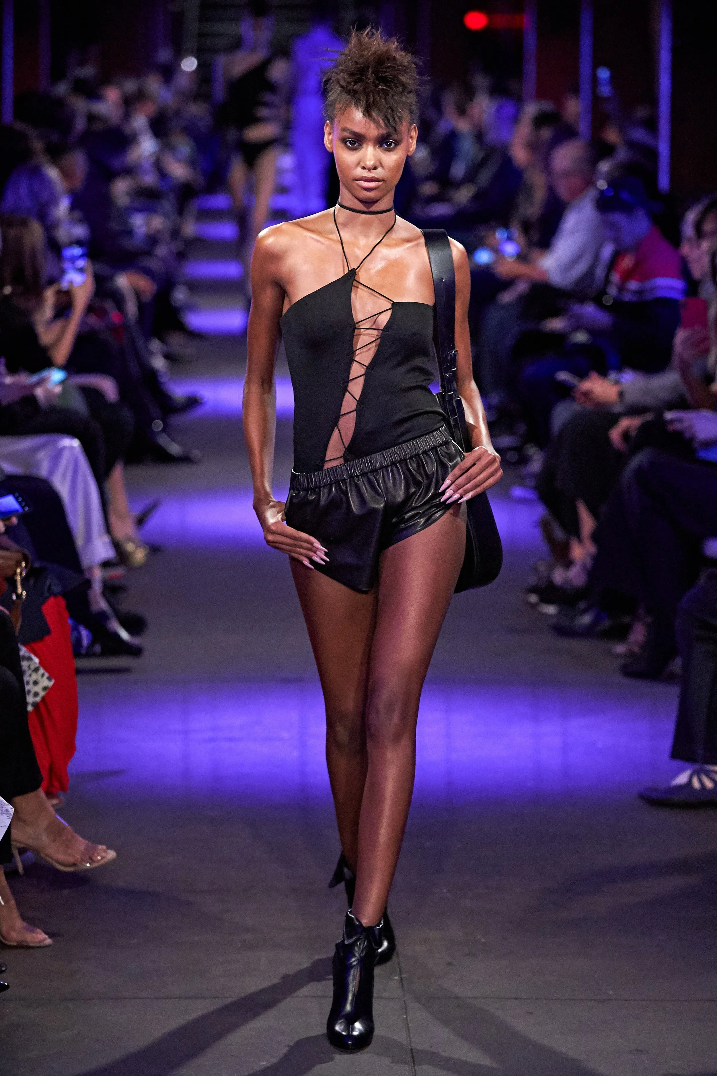 BLÉSNYA MINHER walking for TOM FORD Spring Summer 2020 NYFW