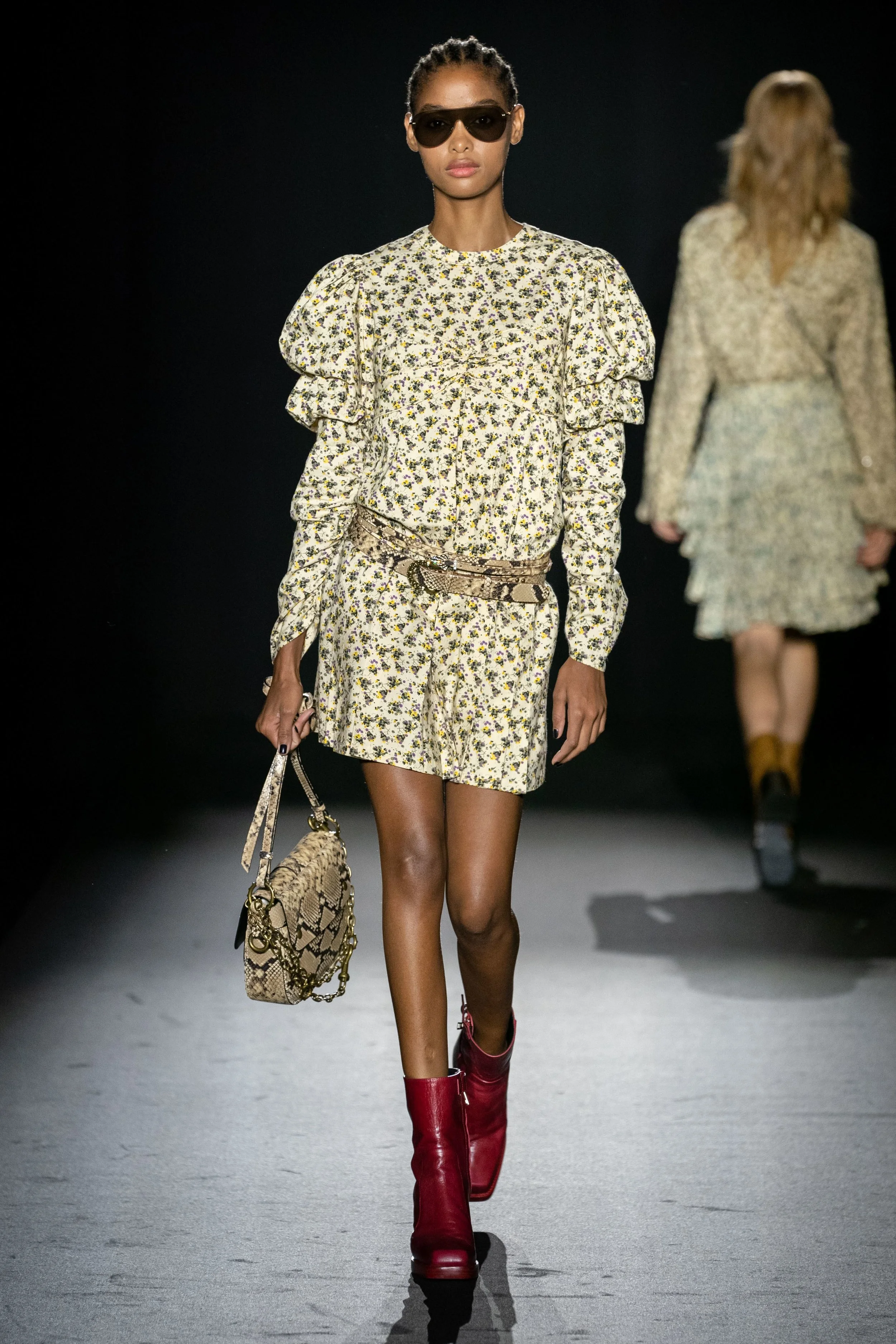 BLÉSNYA MINHER walking for ZADIG &amp; VOLTAIRE Spring Summer 2020 PFW