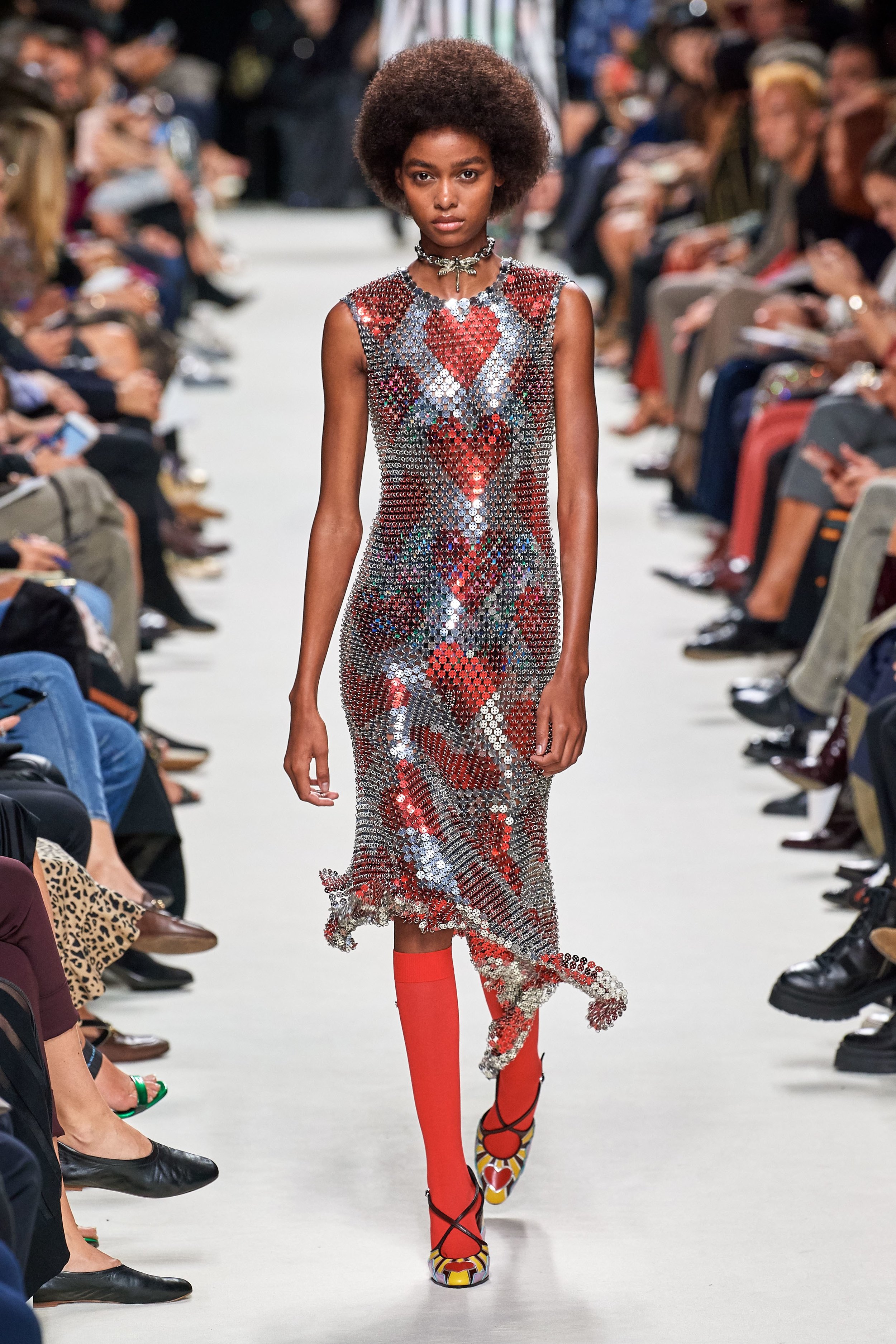 BLÉSNYA MINHER Closing for PACO RABANNE Spring Summer 2020 PFW