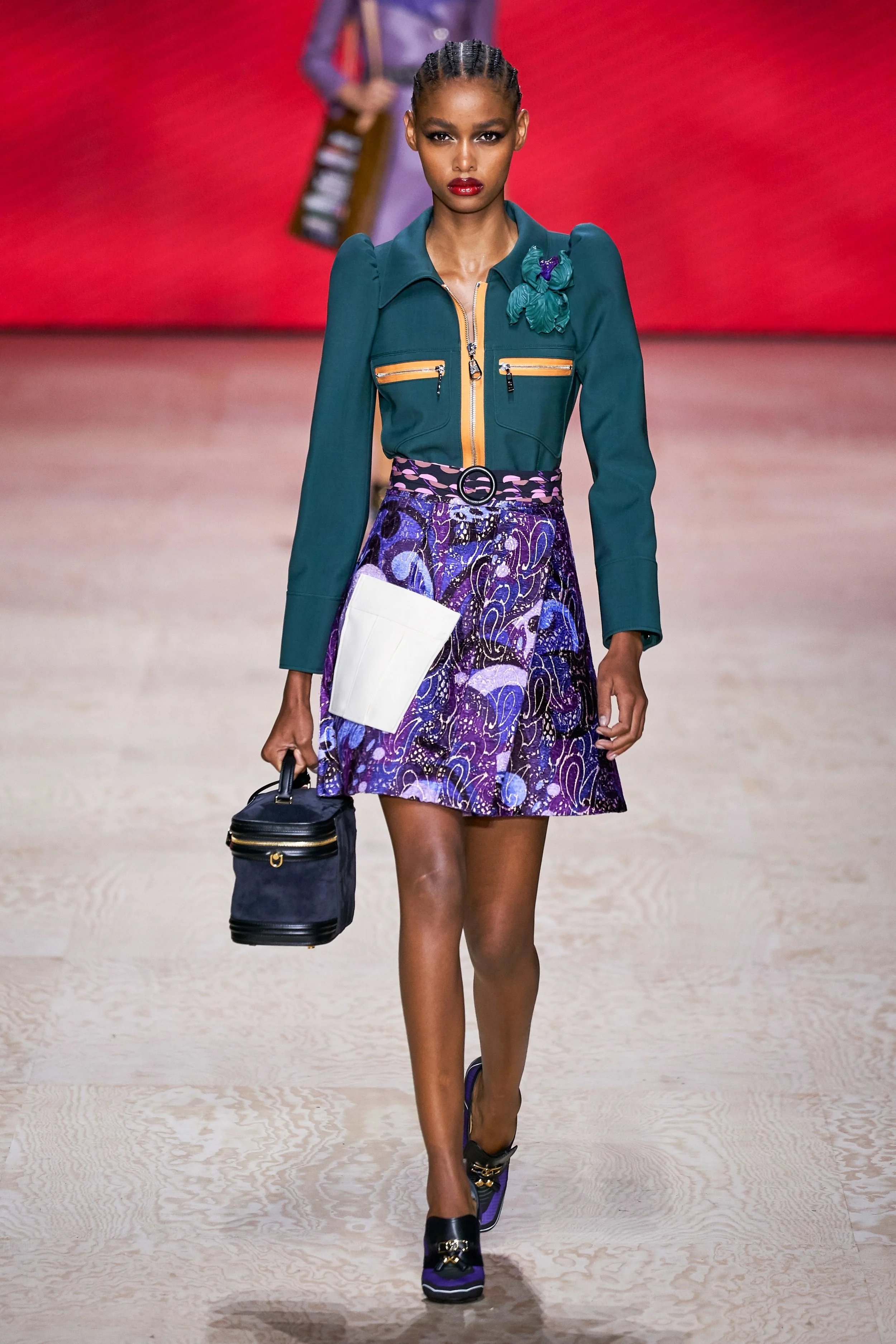 BLÉSNYA MINHER walking for LOUIS VUITTON Spring Summer 2020 PFW