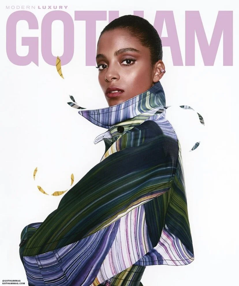 ALÉCIA MORAIS for GOTHAM Magazine December Issue Cover &amp; Editorial
