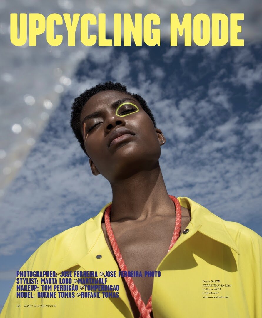 RUFANE TOMAS for BASIC MAGAZINE October Issue Editorial