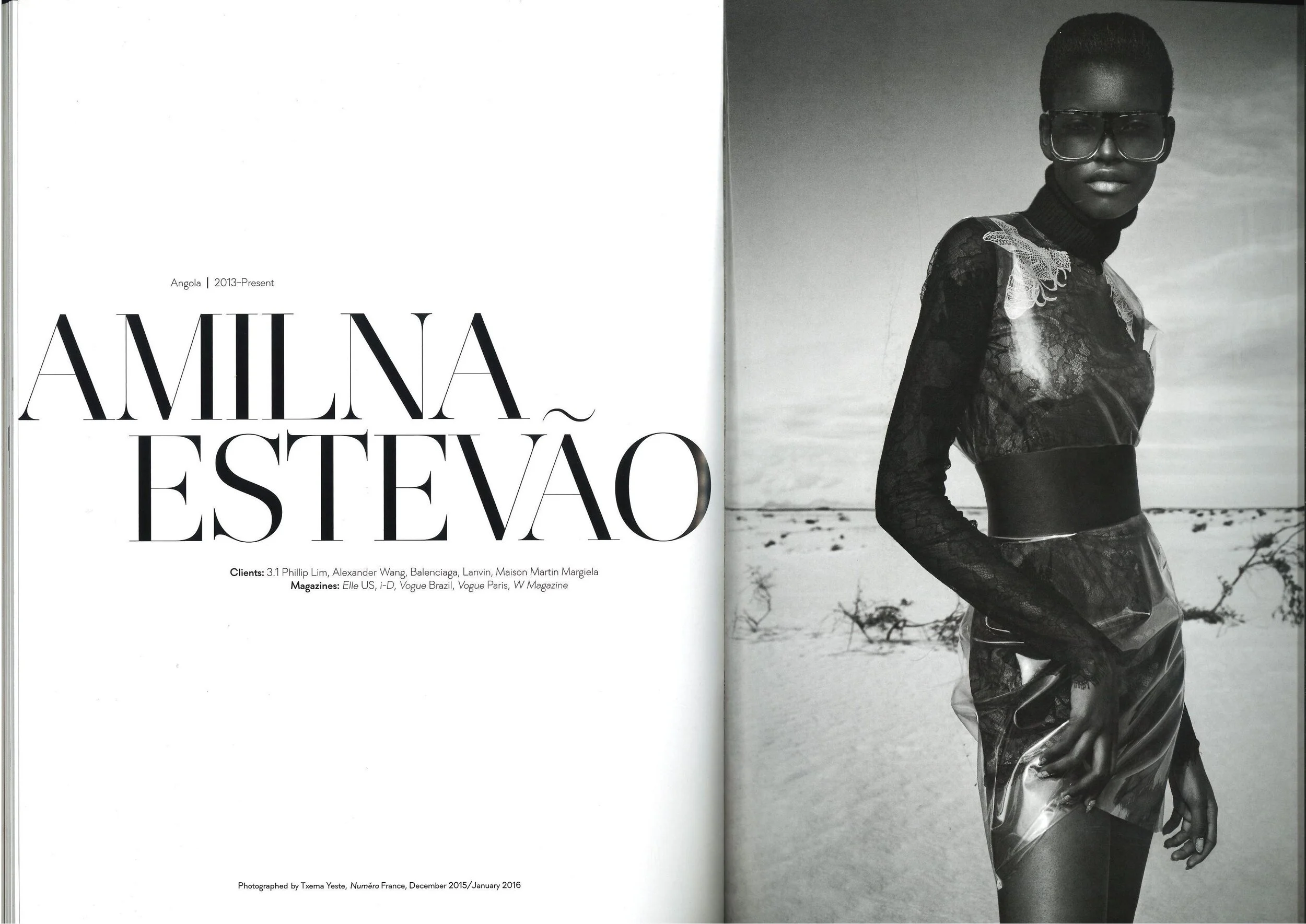 AMILNA ESTEVÃO for SUPREME MODELS BOOK - Iconic Black Women Who Revolutionized Fashion