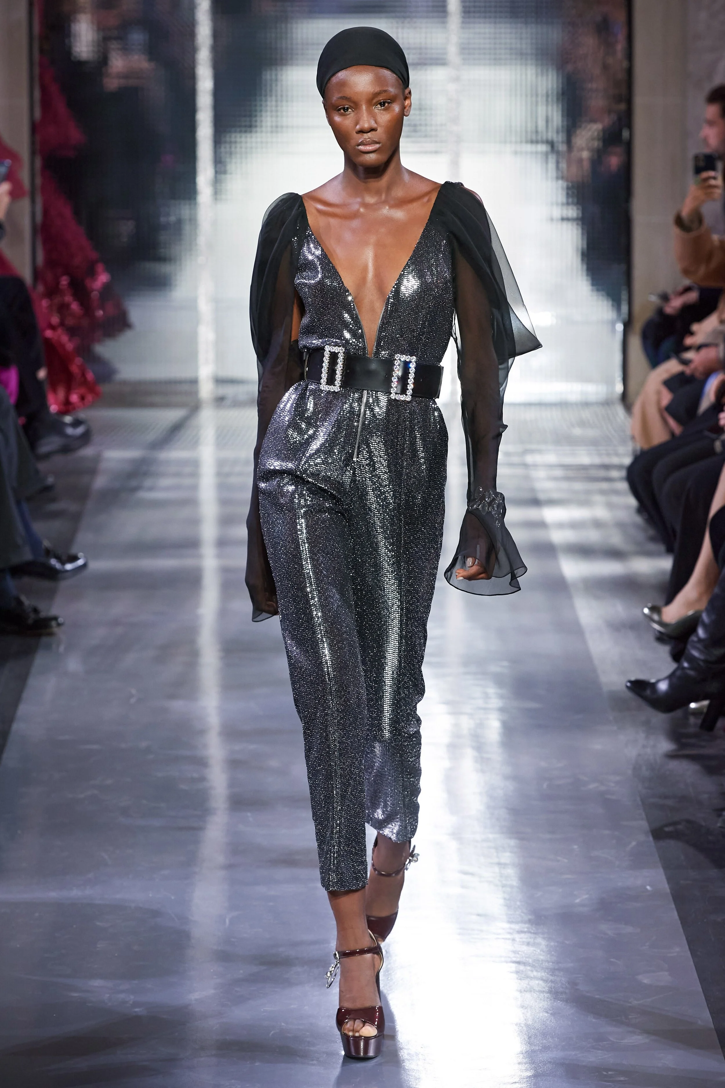 SOMPA ANTÓNIO walking for AZZARO Haute Couture Spring Summer 2020