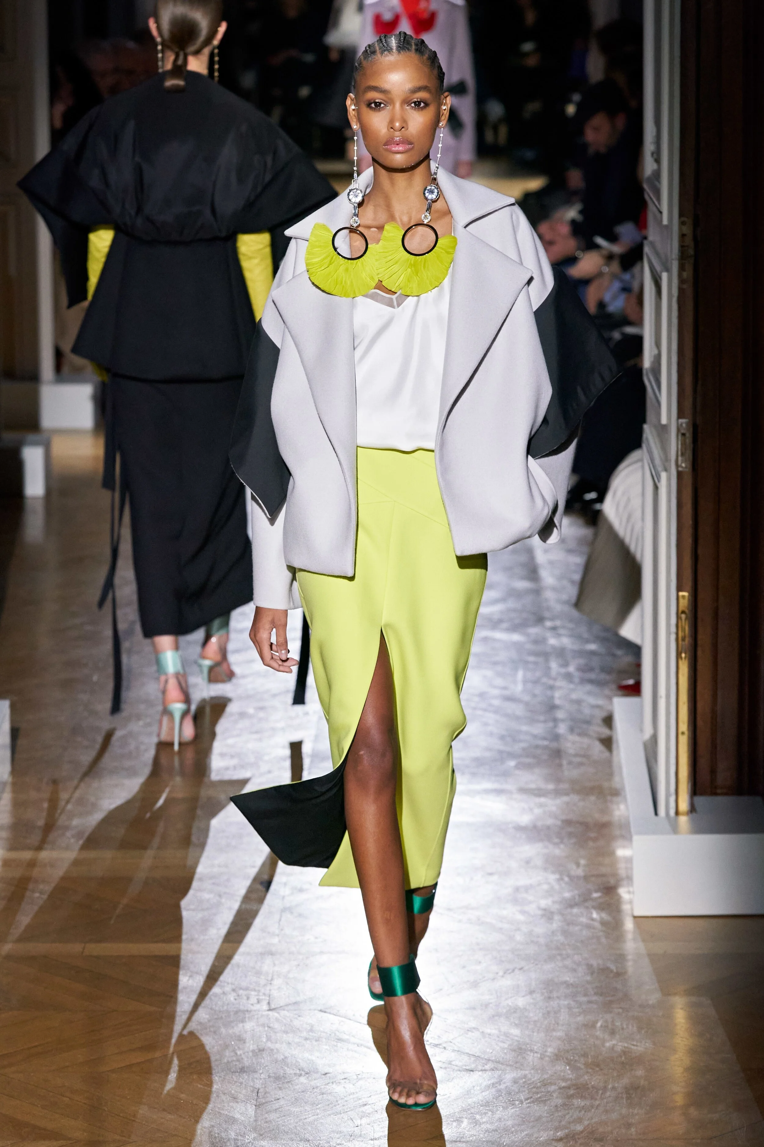 BLÉSNYA MINHER walking for VALENTINO Haute Couture Spring Summer 2020