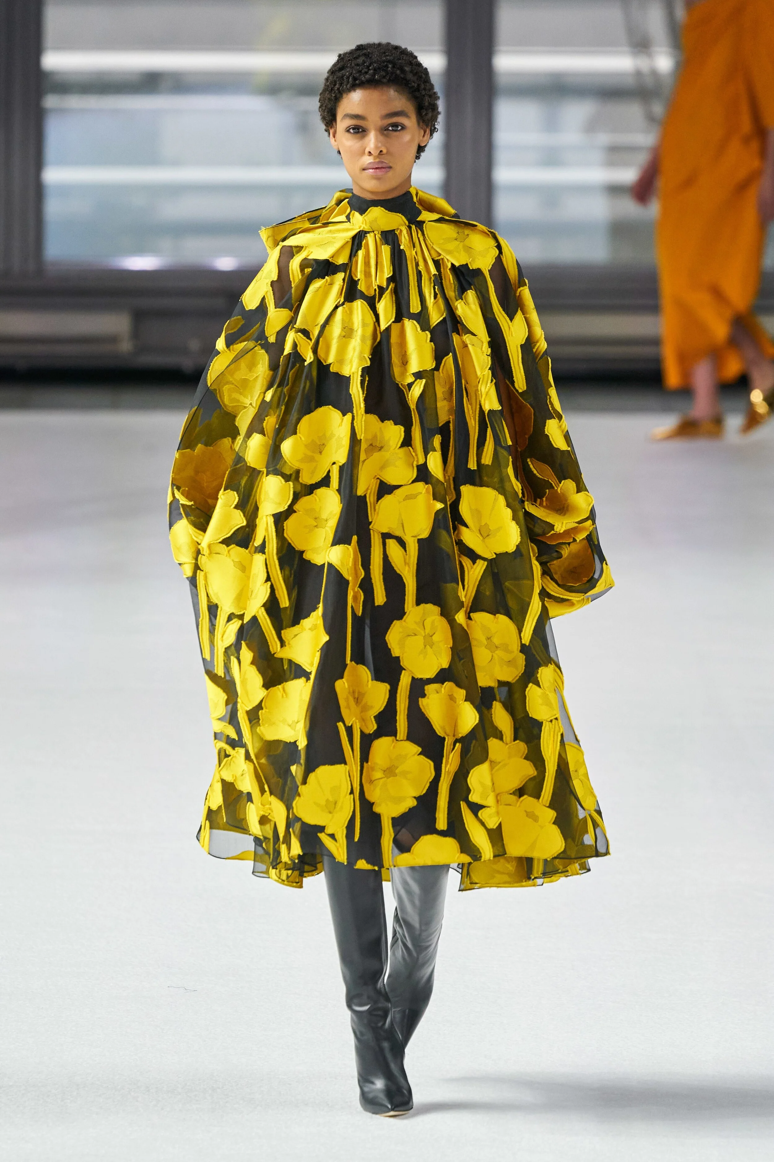 BLÉSNYA MINHER walking for CAROLINA HERRERA Fall Winter 2020 NYFW 
