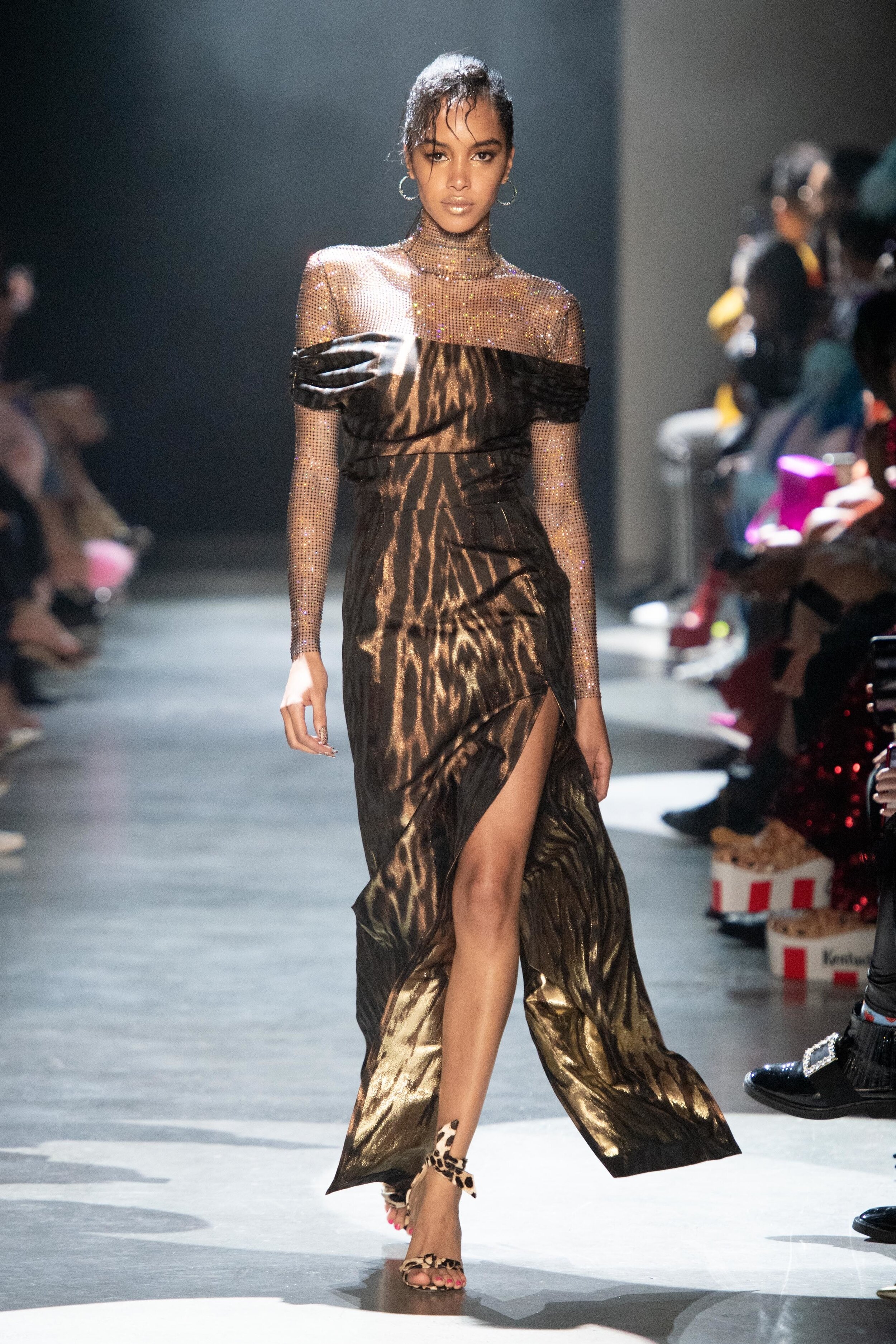 ELSA BALDAIA walking for CHRISTIAN COWAN Fall Winter 2020 NYFW