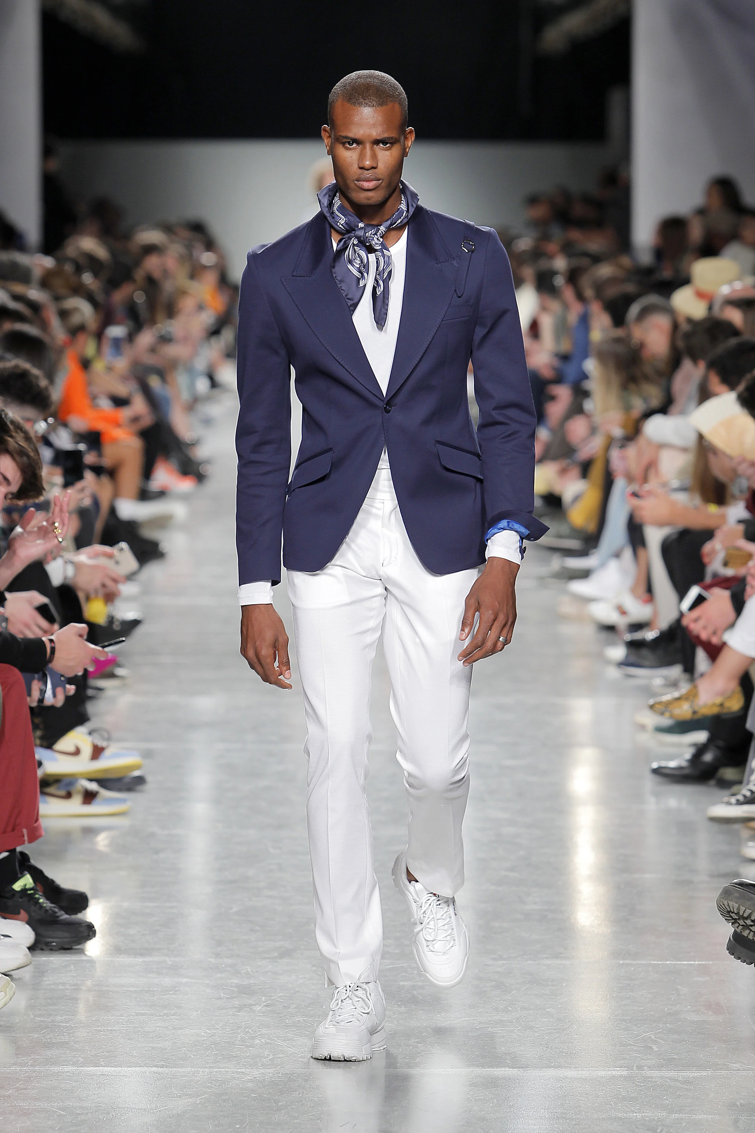 ANILTON CABRAL walking for NUNO GAMA Spring Summer 2020 ModaLisboa