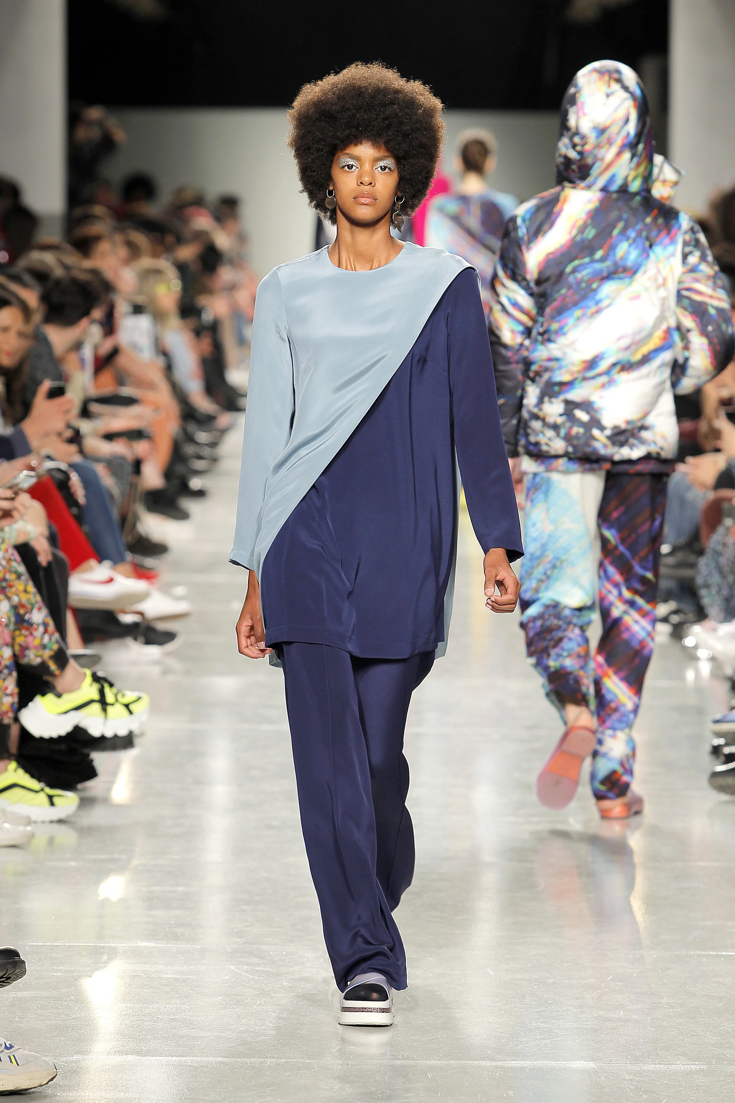 DILSA PEREIRA walking for AWAYTOMARS Fall Winter 2020 ModaLisboa