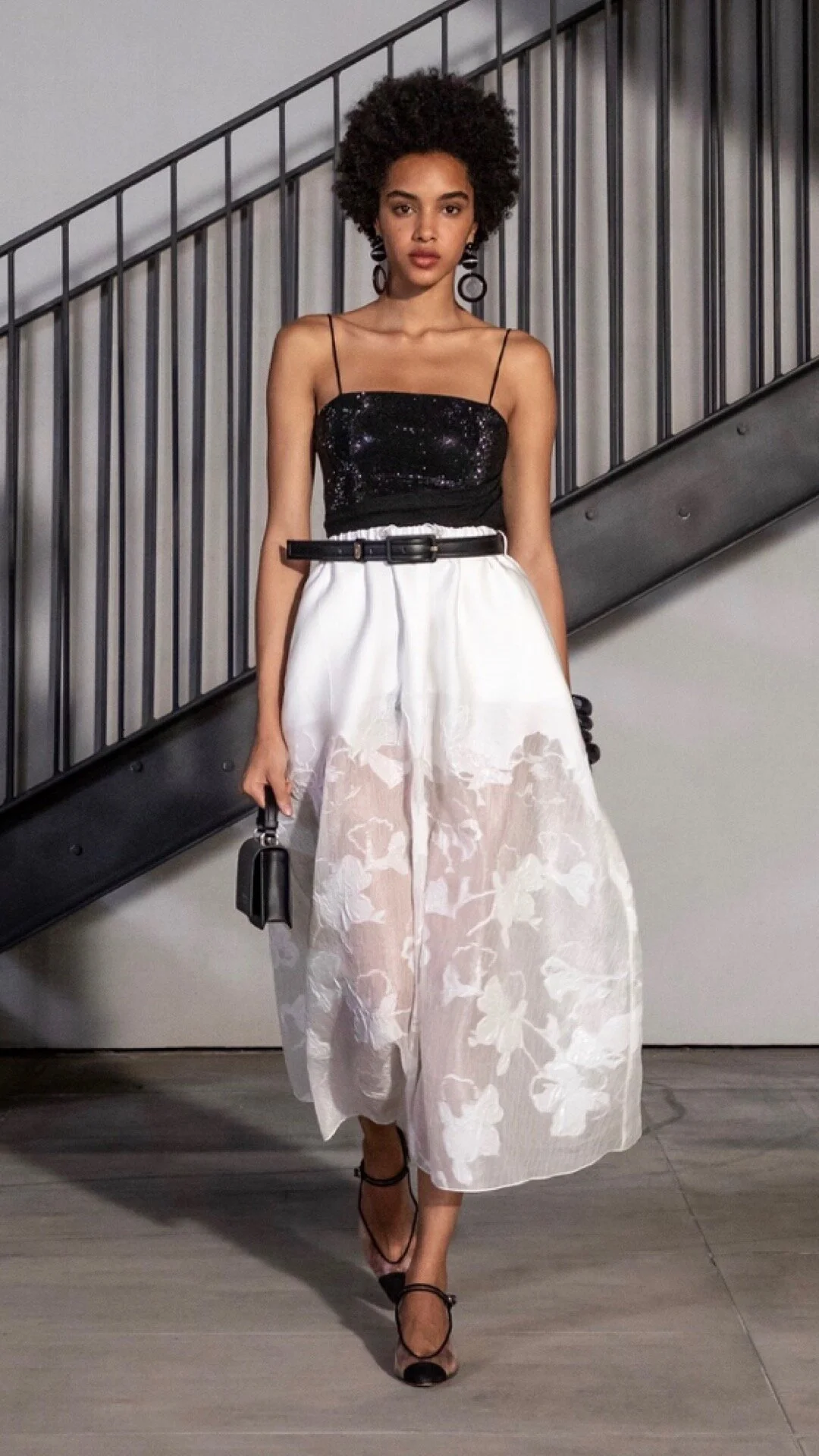 ELSA BALDAIA walking for EMPORIO ARMANI Spring Summer 2021 MFW