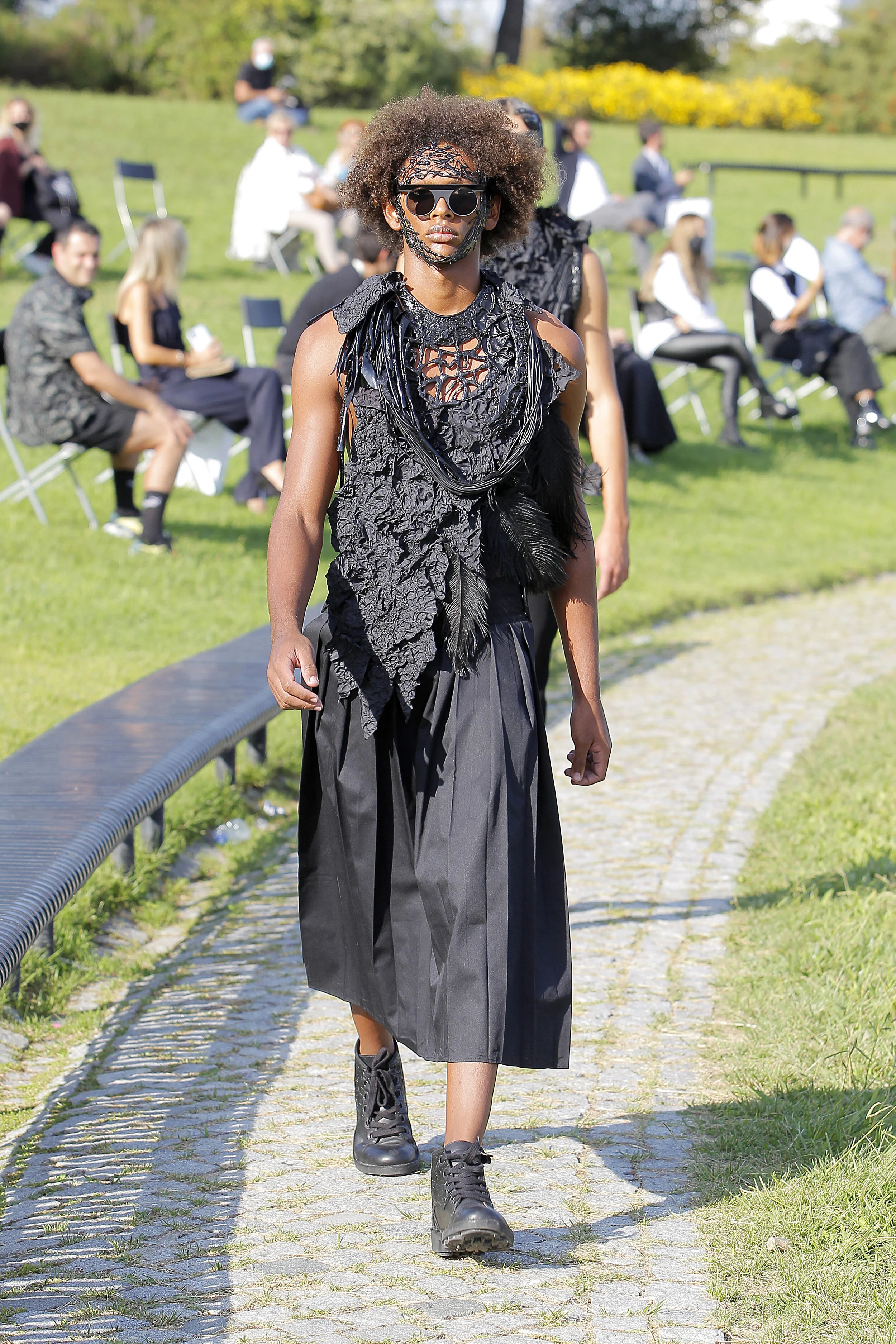 YANICK GIL walking for VALENTIM QUARESMA Spring Summer 2021 ModaLisboa
