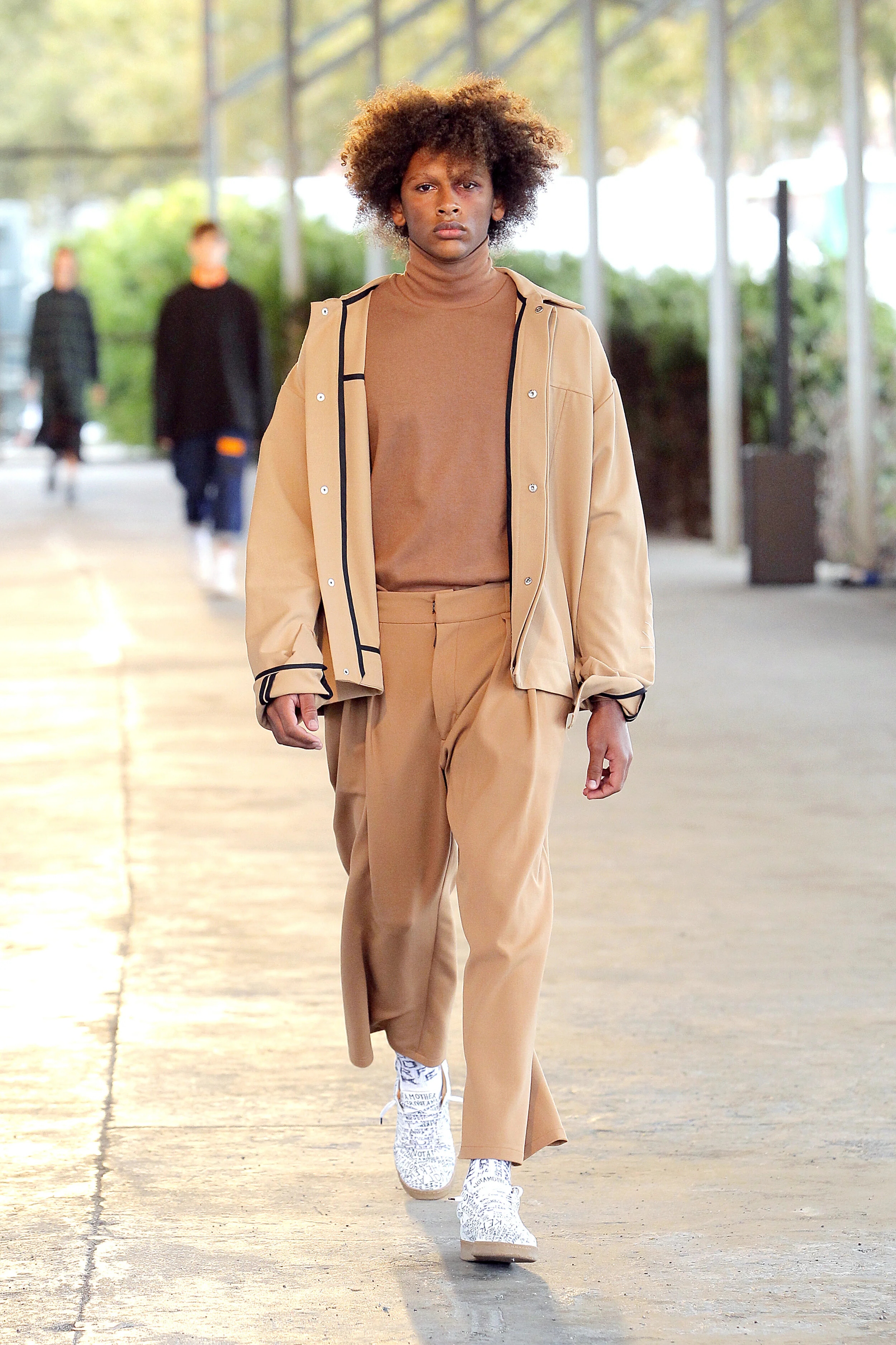 YANICK GIL walking at PORTUGAL FASHION Spring Summer 2021