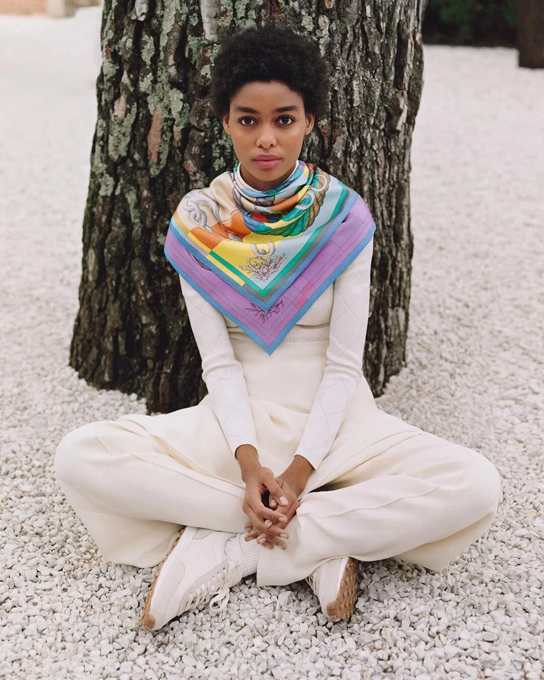 BLÉSNYA MINHER for HERMÈS AW20 Silk Booklet Campaign