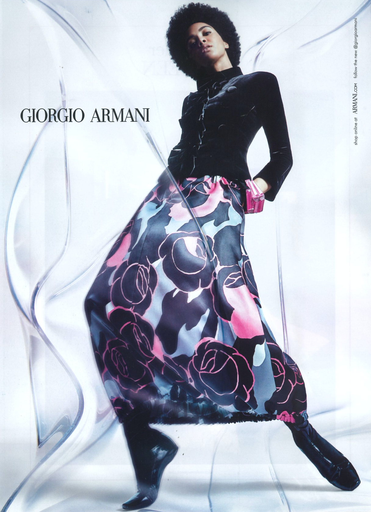 ELSA BALDAIA for GIORGIO ARMANI F/W 20-21 Campaign Print &amp; Video