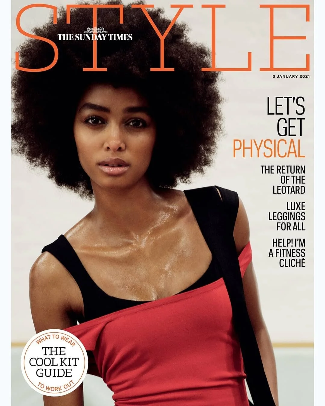 BLÉSNYA MINHER for THE SUNDAY TIMES STYLE MAGAZINE UK January Issue Cover &amp; Editorial
