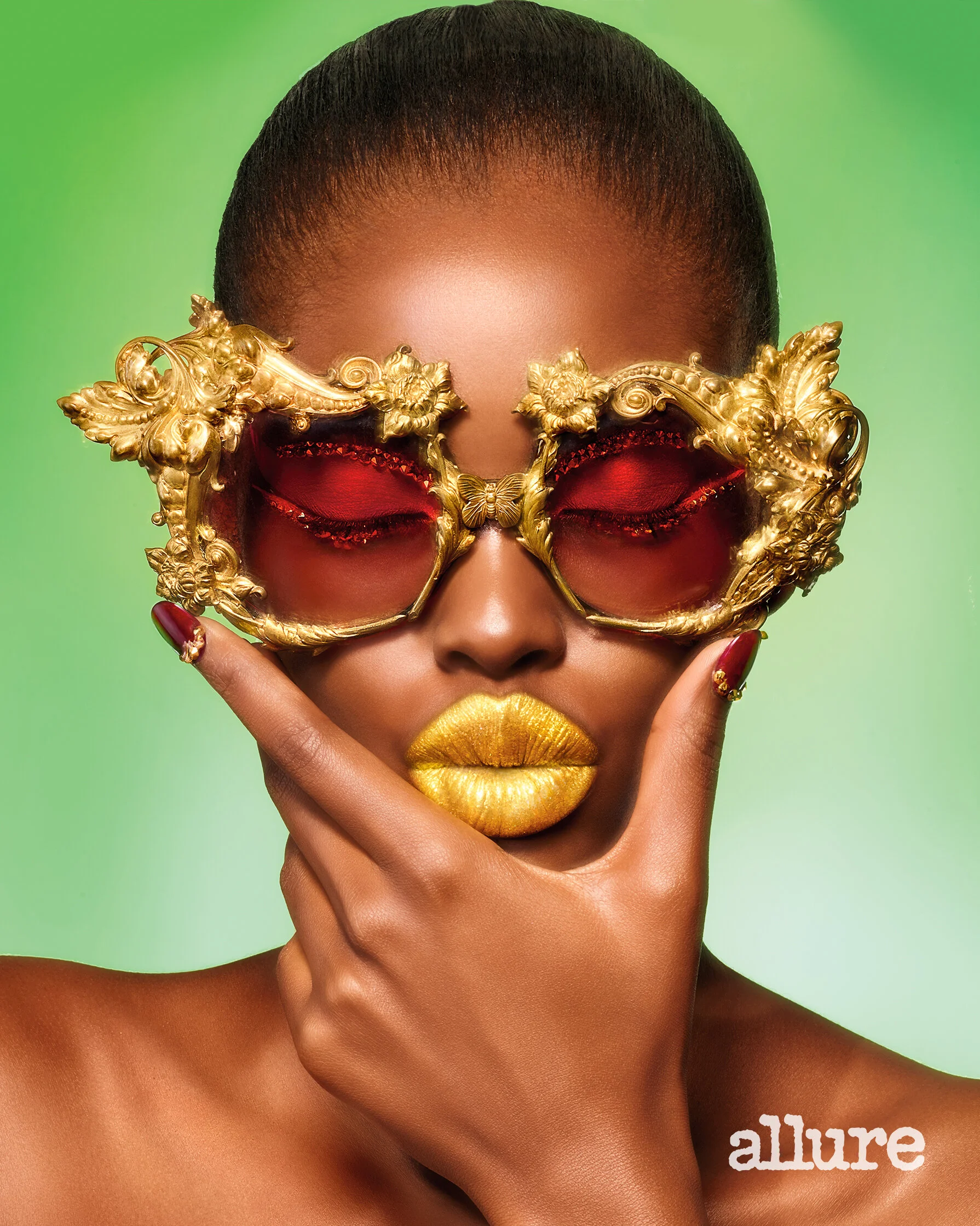 AMILNA ESTEVÃO for ALLURE x PAT MCGRATH February Issue Beauty Editorial