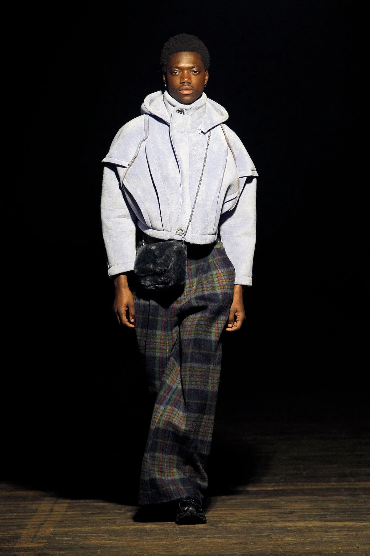 DANIEL CHRISTIAN walking for RICARDO ANDREZ Fall-Winter 2021 PFW