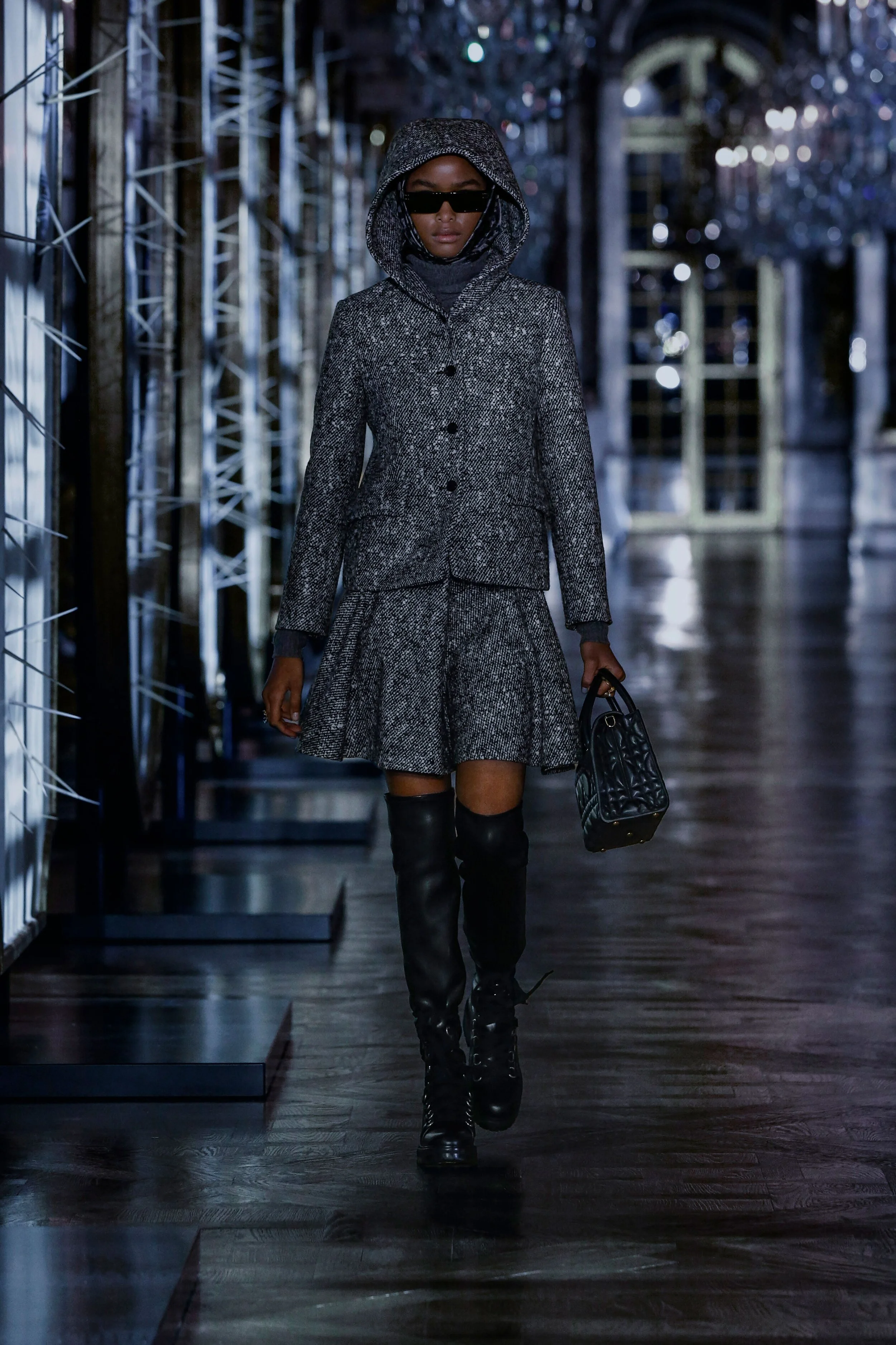 BLÉSNYA MINHER walking for DIOR Fall-Winter 2021 PFW